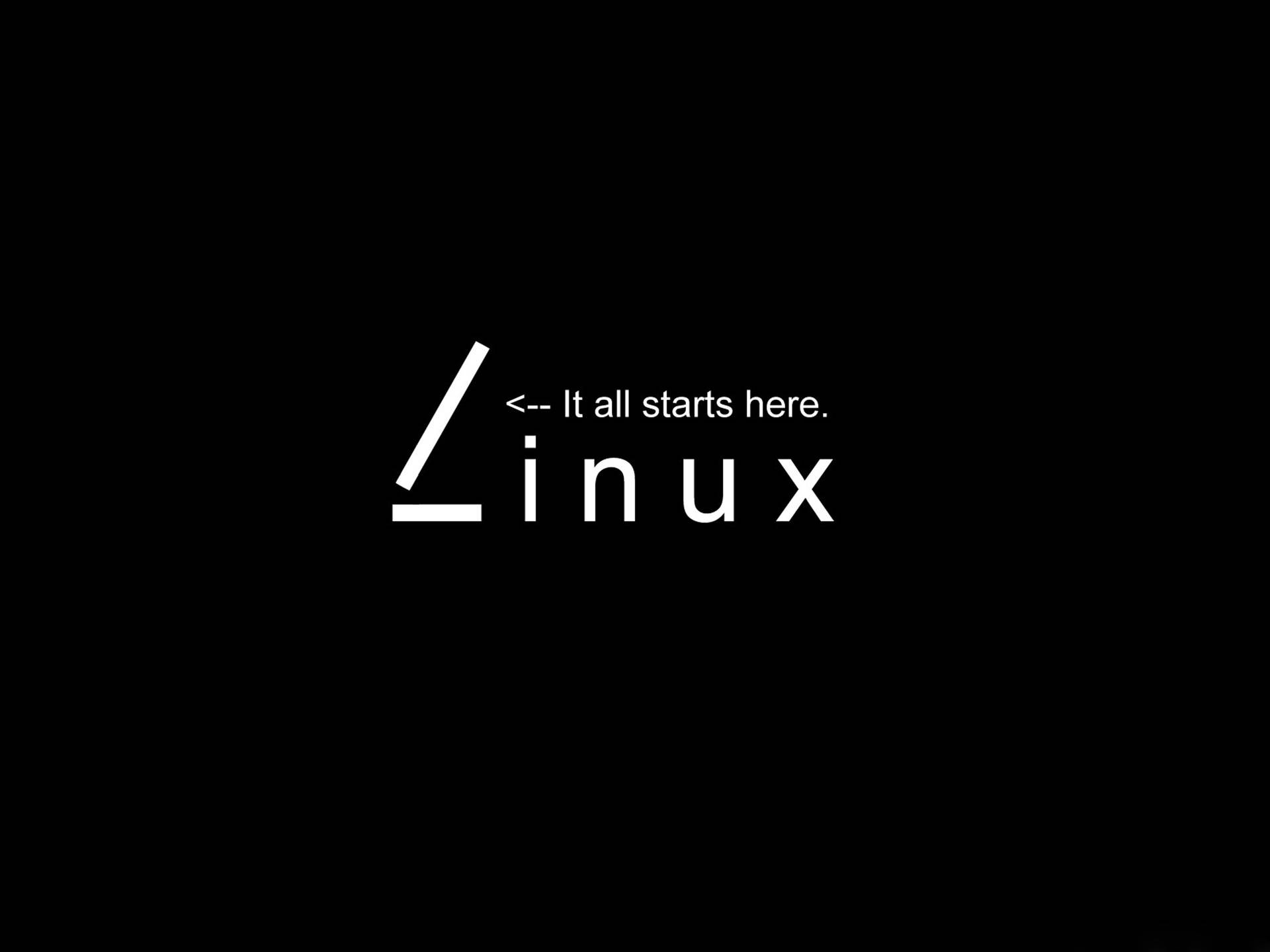 Awesome Beginning Of Linux Background