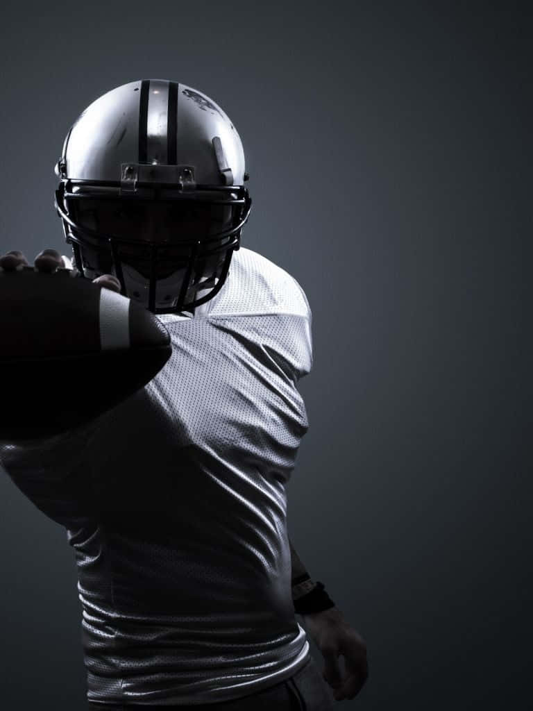 Awesome Black Football Uniform Background