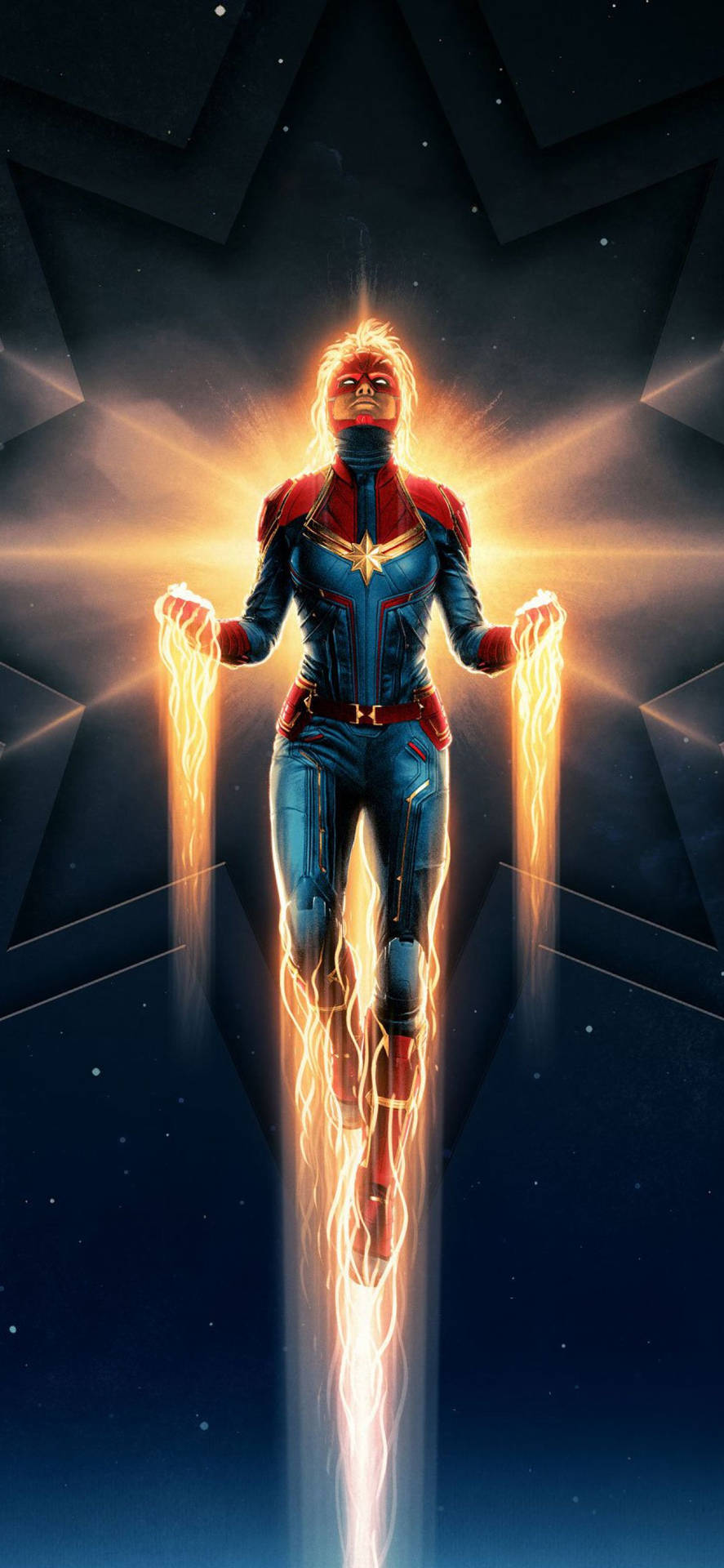 Awesome Captain Marvel Iphone Background