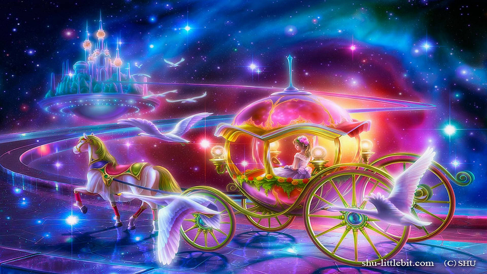 Awesome Cinderella's Coach Background