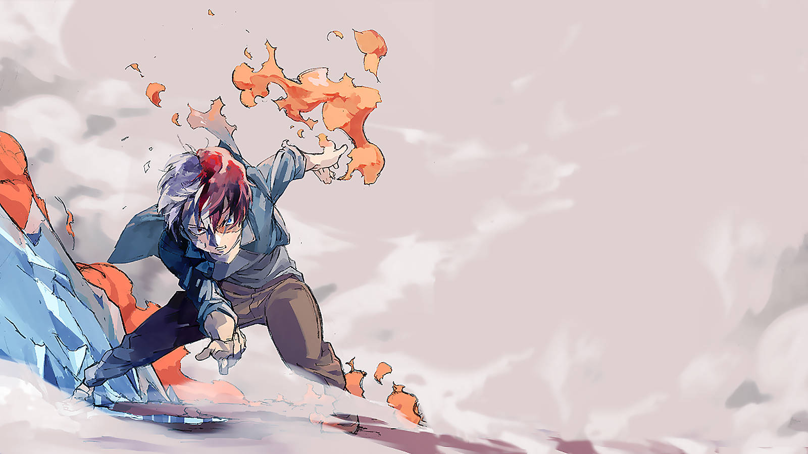 Awesome Fan Art Of Todoroki Background