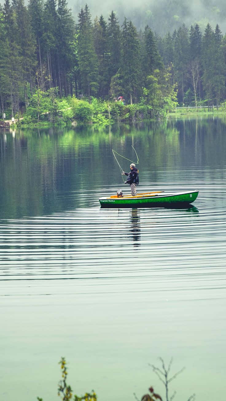 Awesome Fishing Phone Theme Display Background