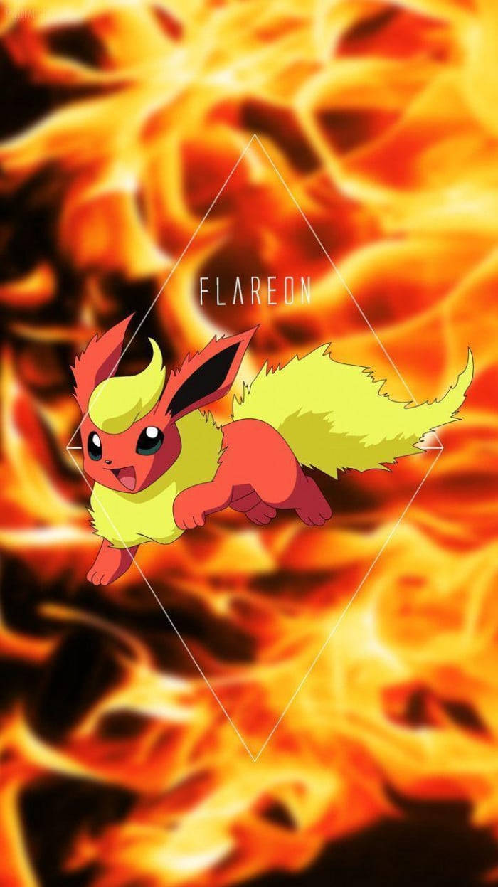 Awesome Flareon On Fire