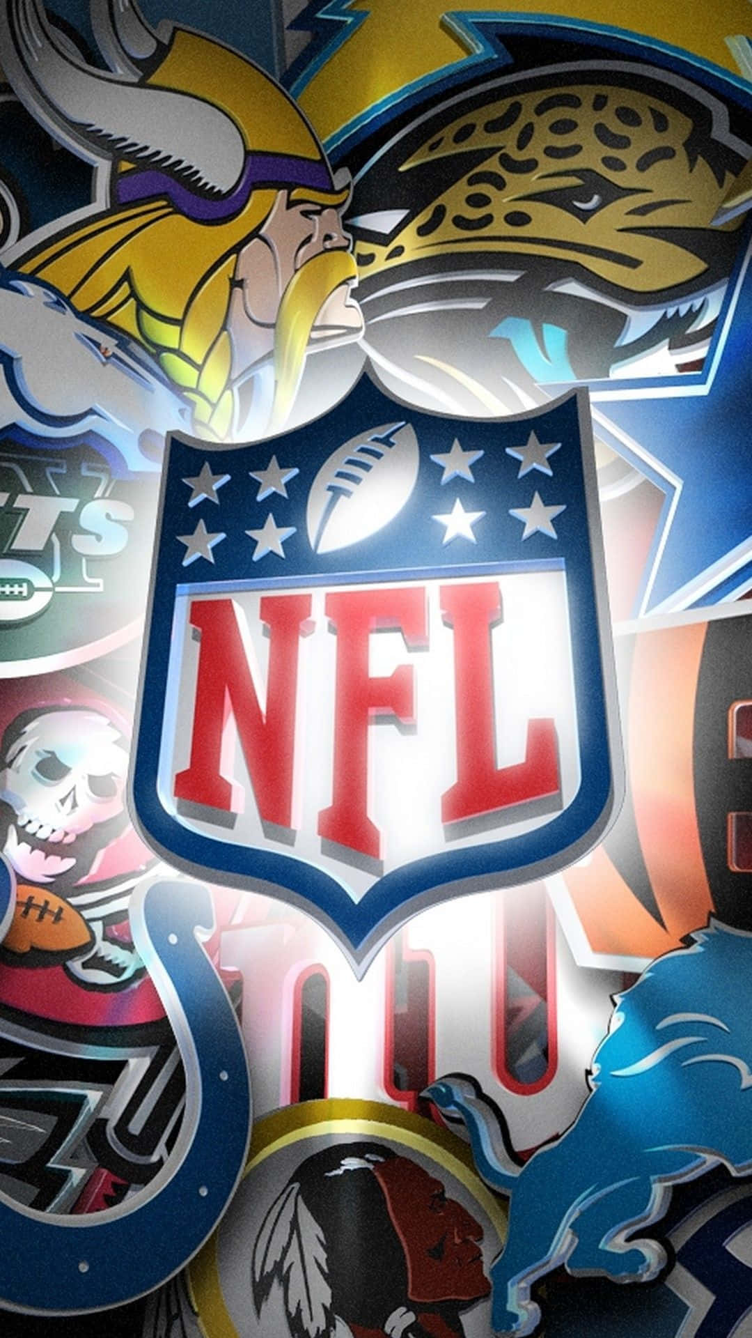 Awesome Football Nfl Logo Art Background