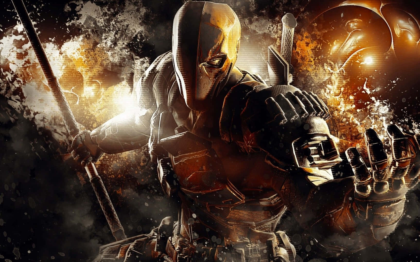 Awesome Hd Gaming Deathstroke Flames