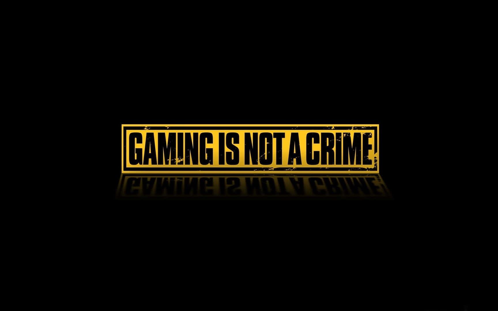 Awesome Hd Gaming Gaming Not A Crime Background