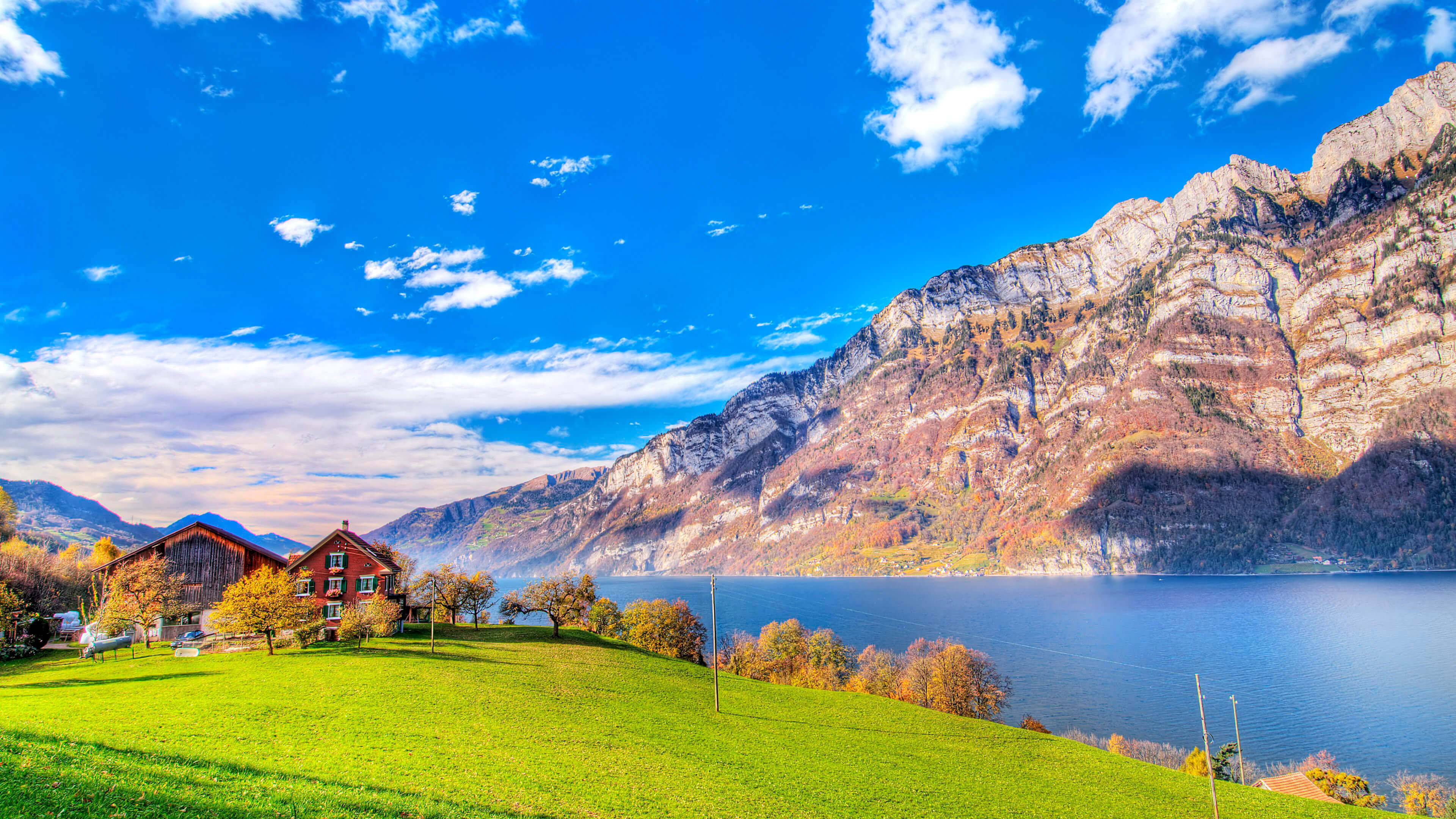 Awesome Hd Switzerland Lake Background