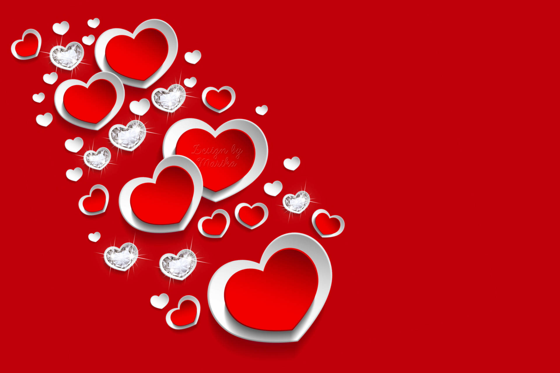 Awesome Heart Stream Background