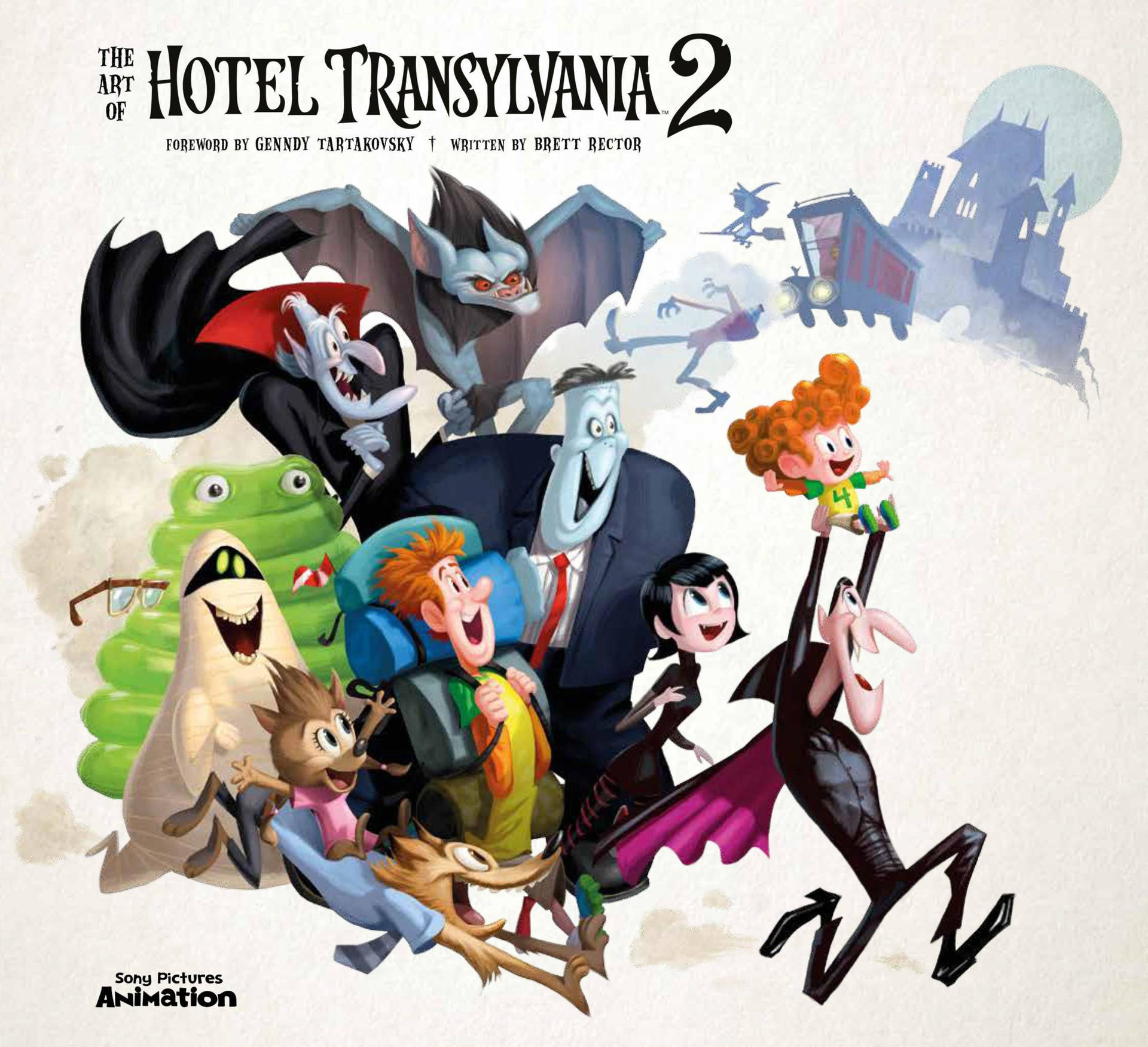 Awesome Hotel Transylvania 2 Cartoon Background