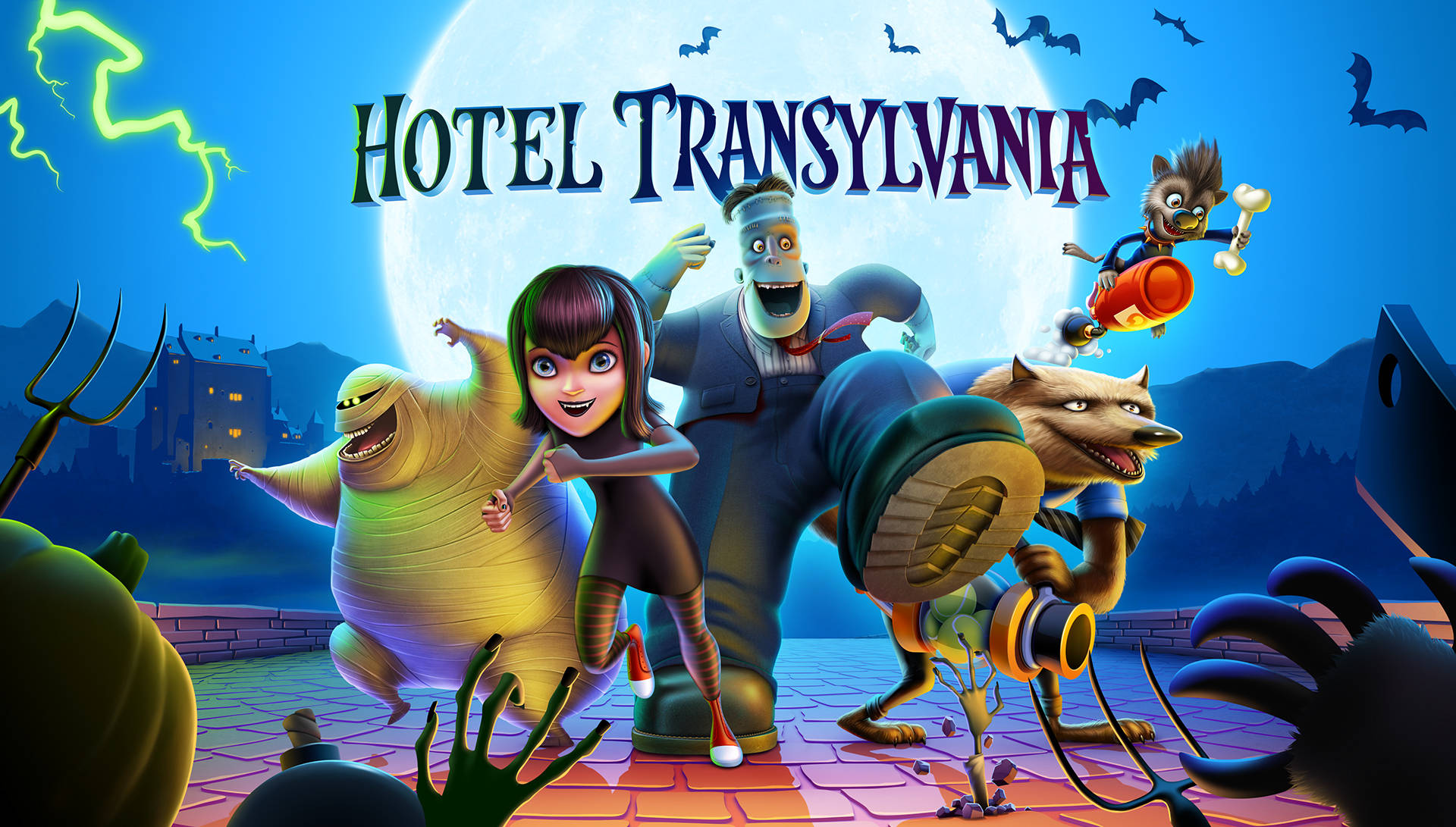 Awesome Hotel Transylvania 2 Characters Background