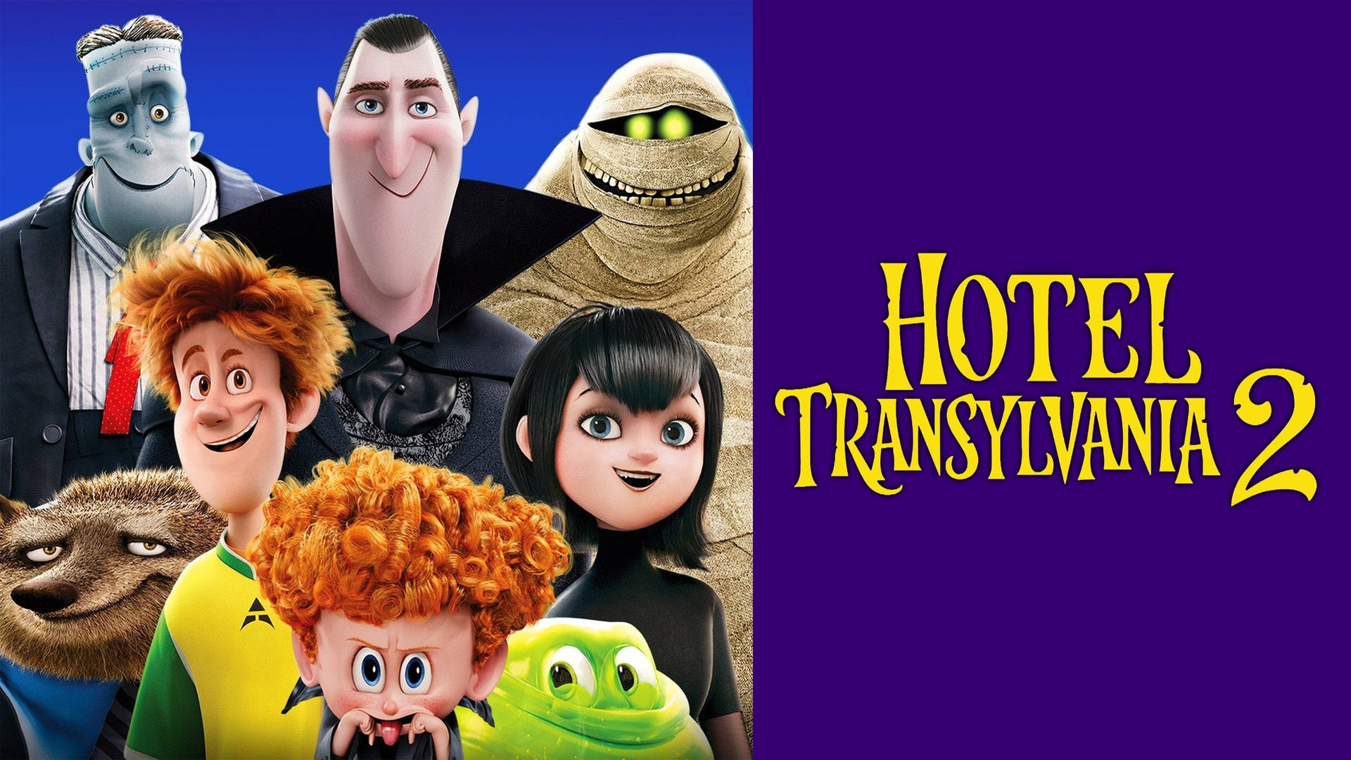 Awesome Hotel Transylvania 2 With Logo Background