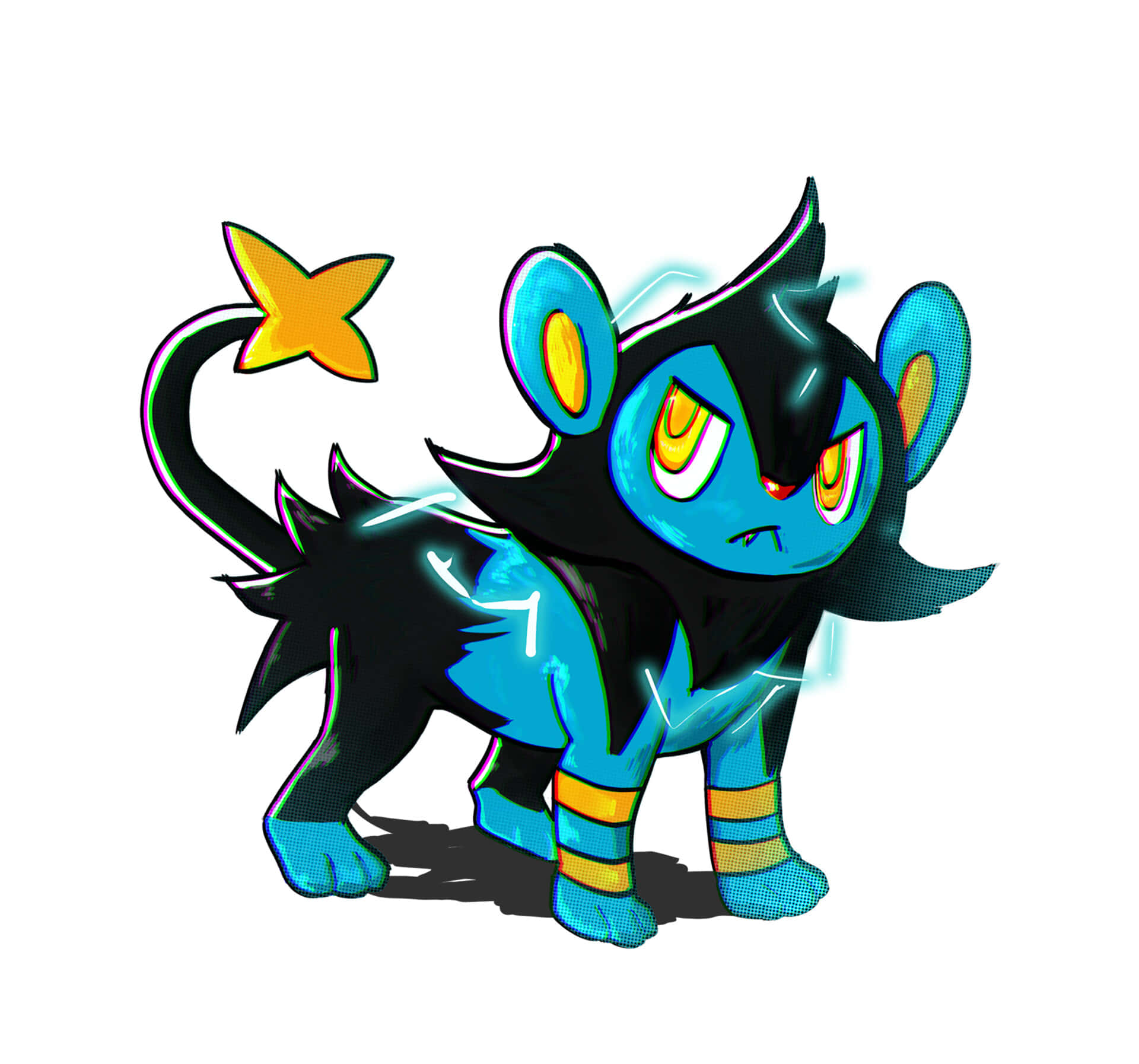 Awesome Illustration Of Luxio Pokemon