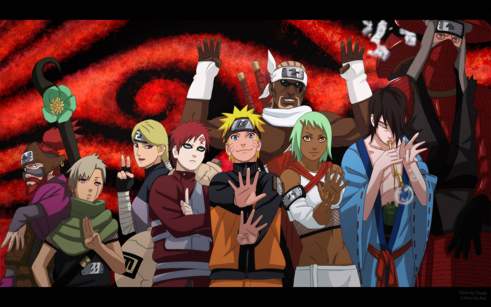 Awesome Naruto Ninja Members Background