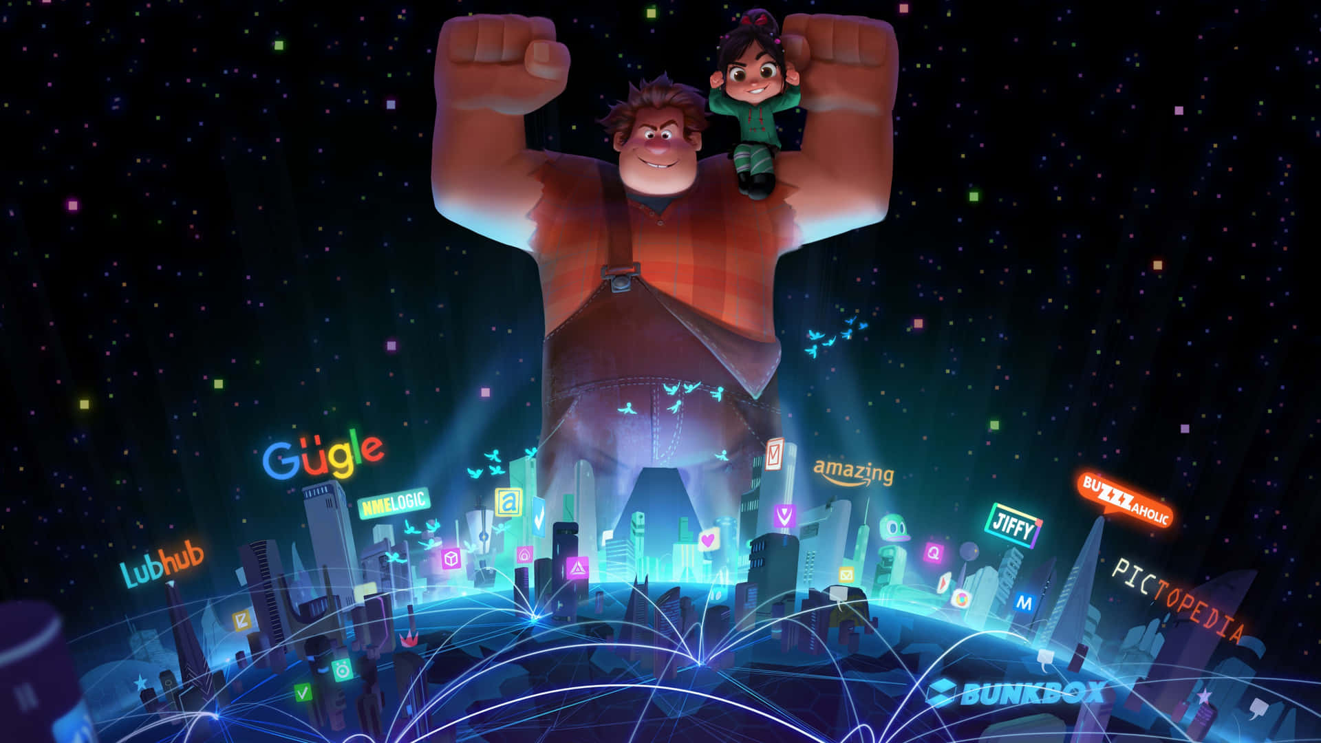 Awesome Ralph Breaks The Internet Background