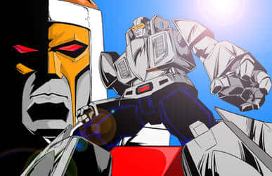 Awesome Scene From Challenge Of The Gobots Background