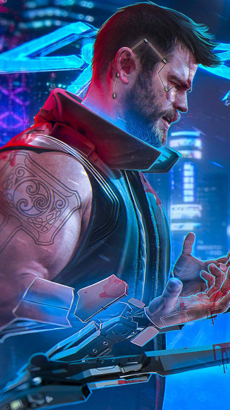 Awesome Thor Cyberpunk Iphone X