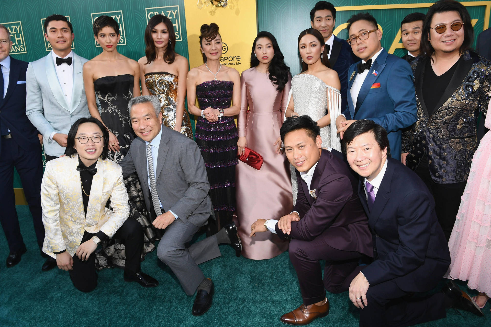 Awkwafina Crazy Rich Asians Group Background