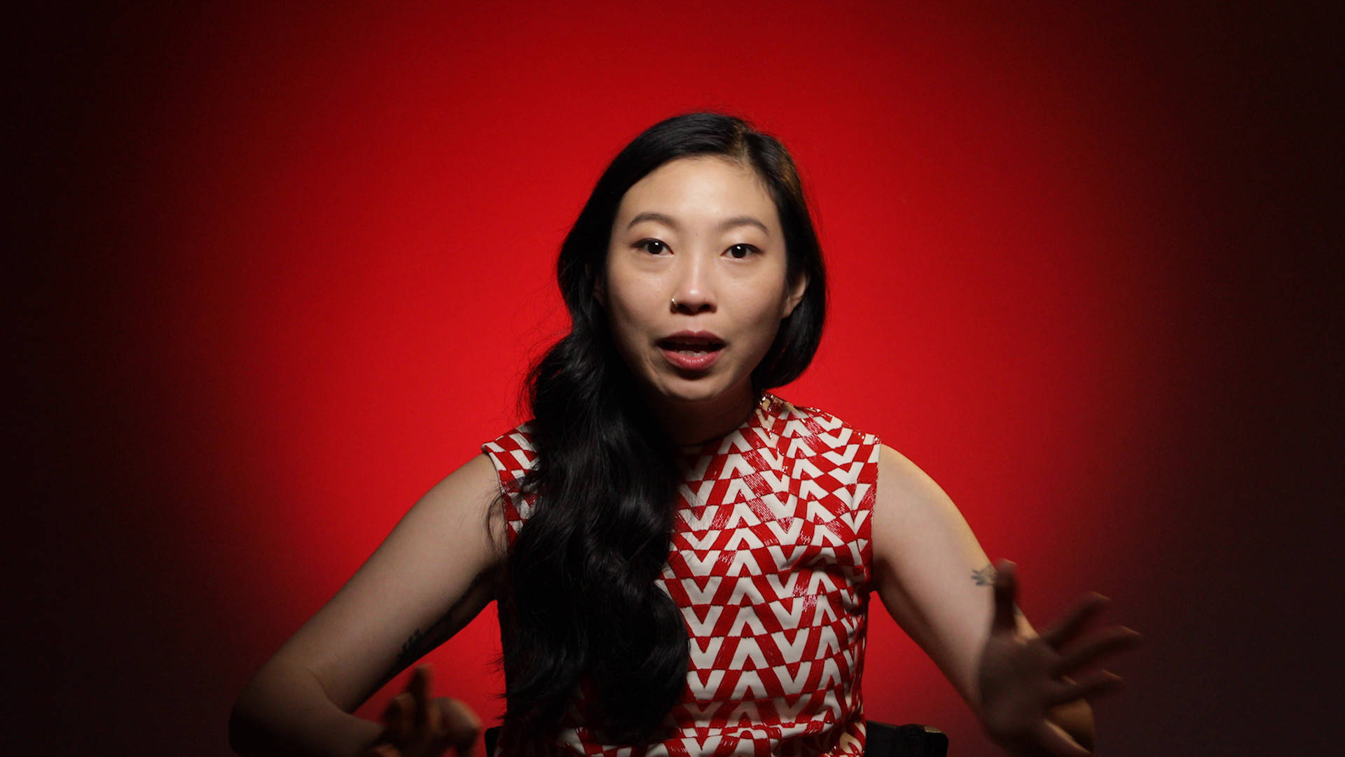 Awkwafina Interview Photograph Background