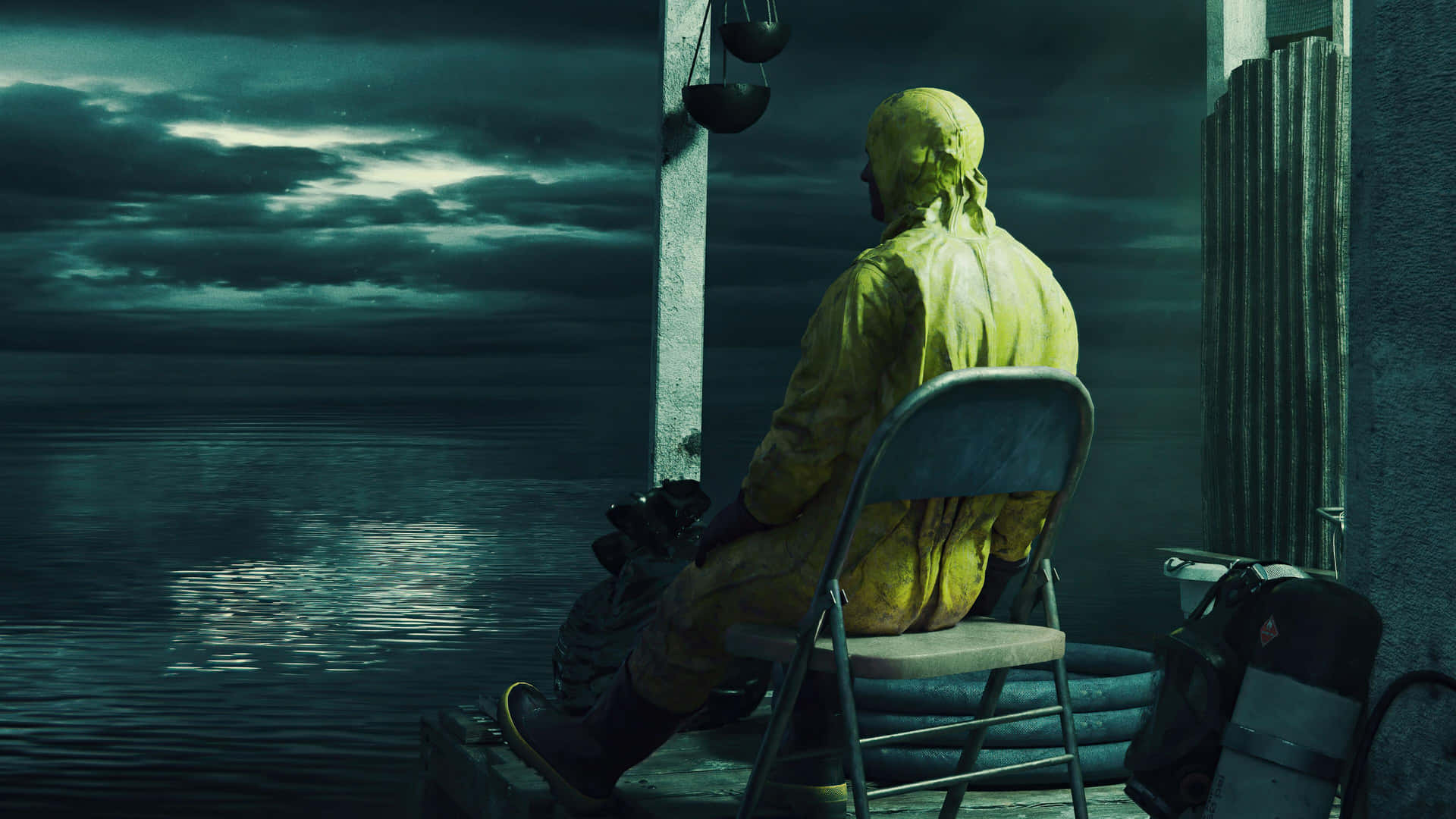 Awkward Guy In Yellow Diving Suit
