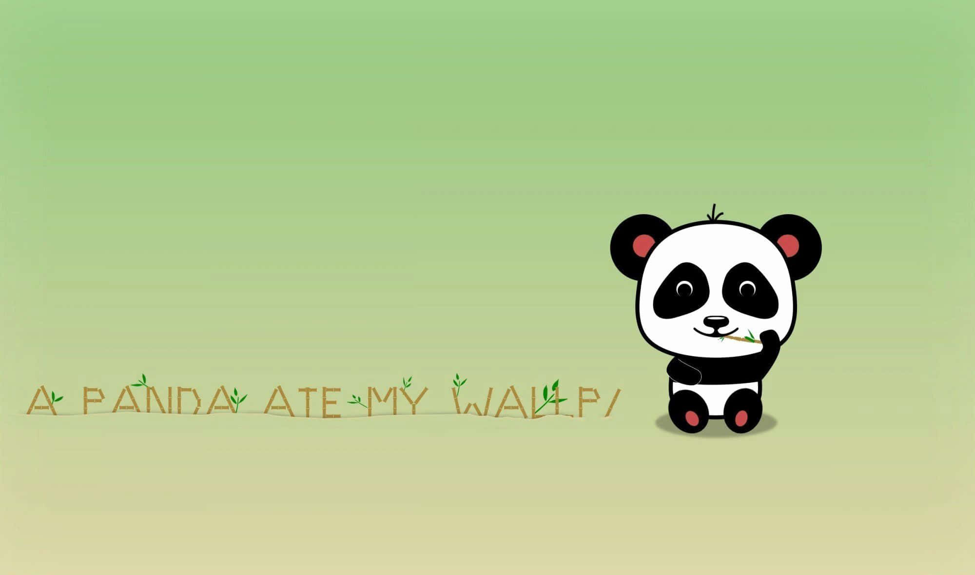 Aww-some Adorable Kawaii Panda! Background