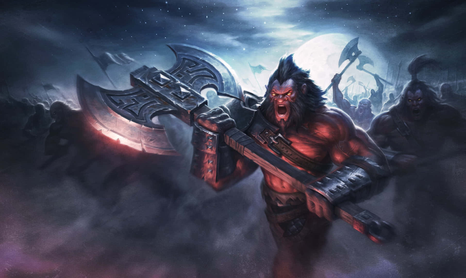 Axe - Dominate The Battlefield In Stunning Realism. Background