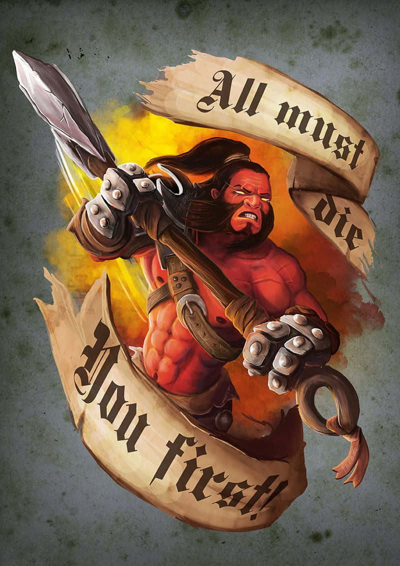 Axe From Dota 2 Wins It All Background