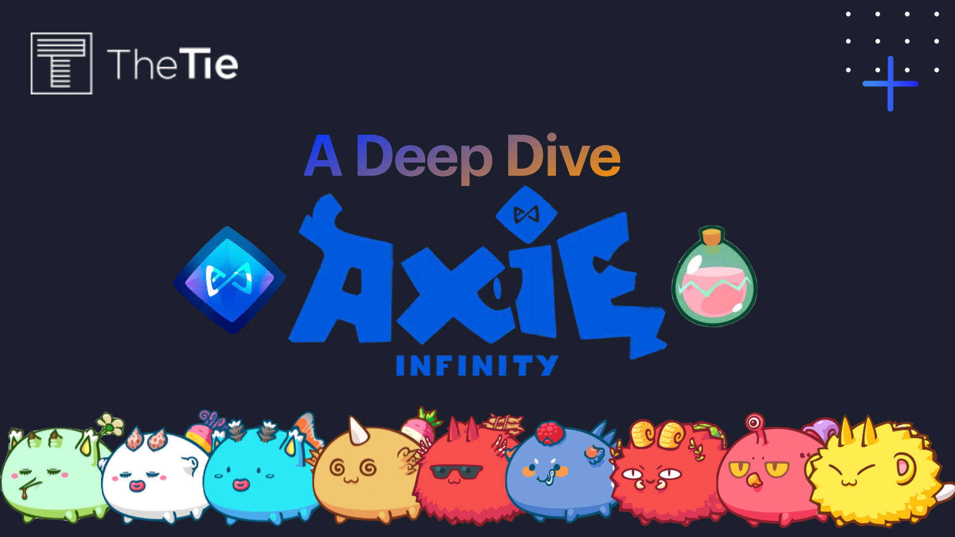 Axie Infinity Game In Digital Cover Background