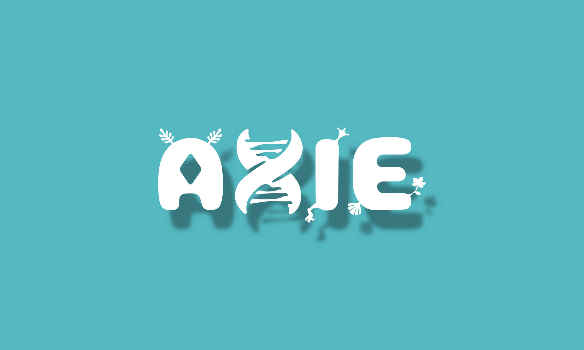 Axie Infinity Logo In Blue Background