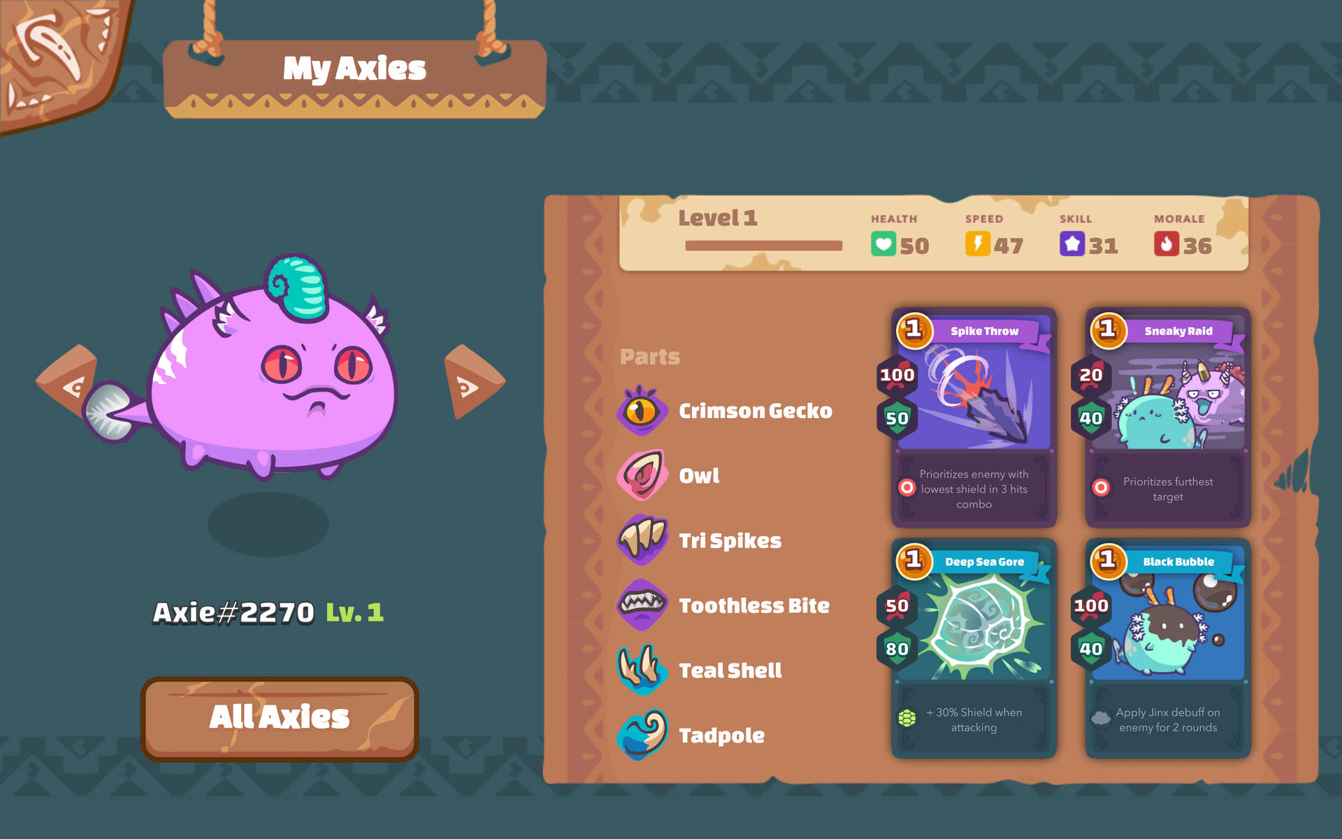 Axie Infinity Reptile Guide Background