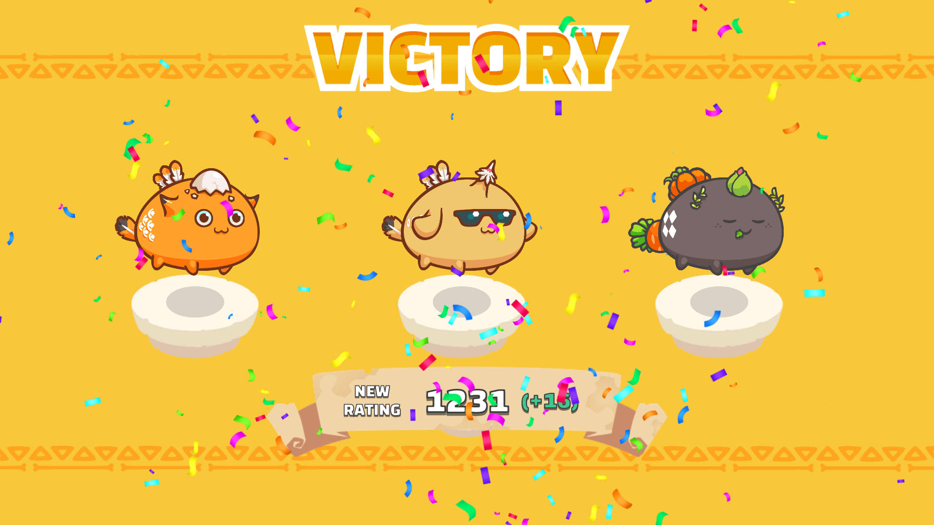Axie Infinity Victory User Interface Background
