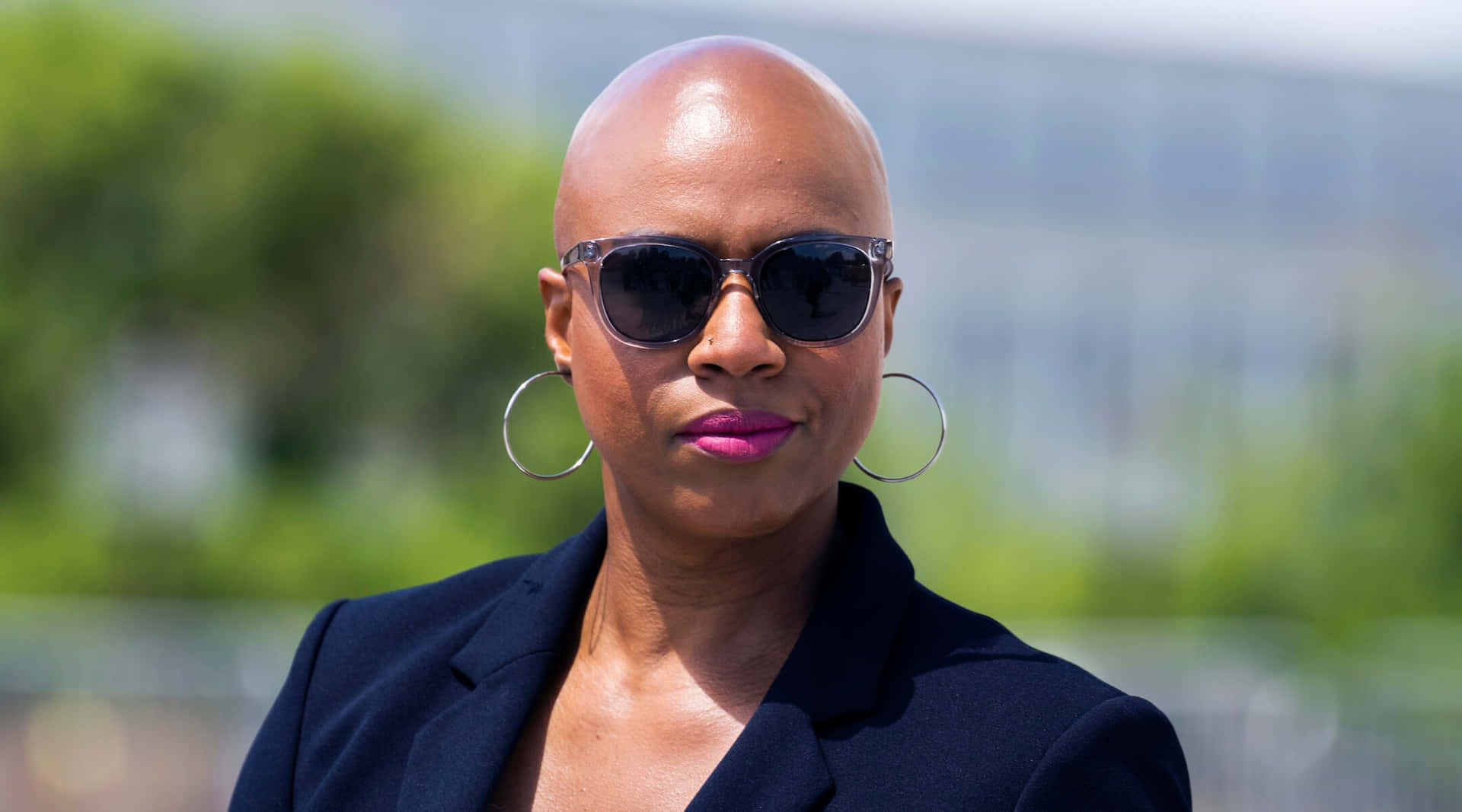 Ayanna Pressley Impresses With Her Bald Look Background