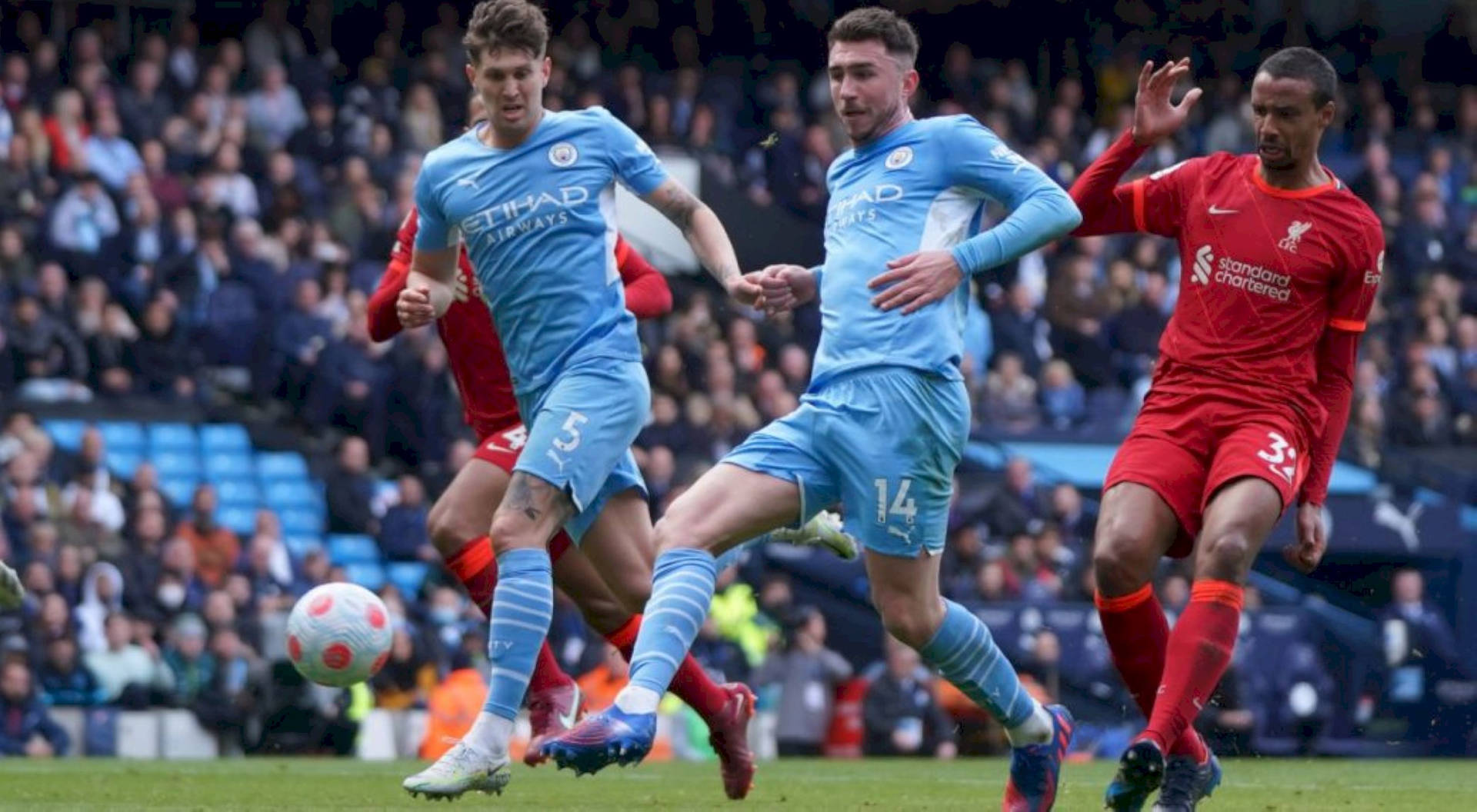 Aymeric Laporte During Football Game Background