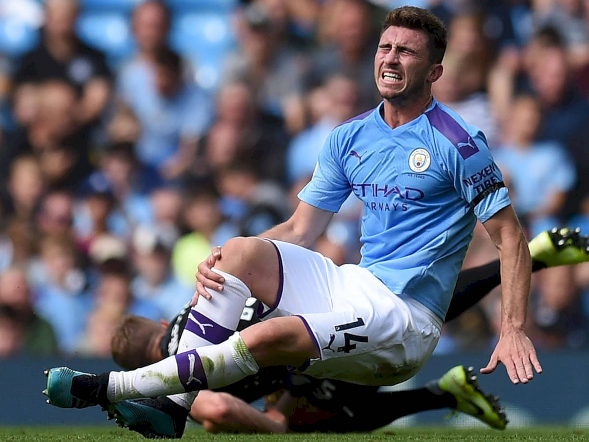 Aymeric Laporte Getting Hurt Background