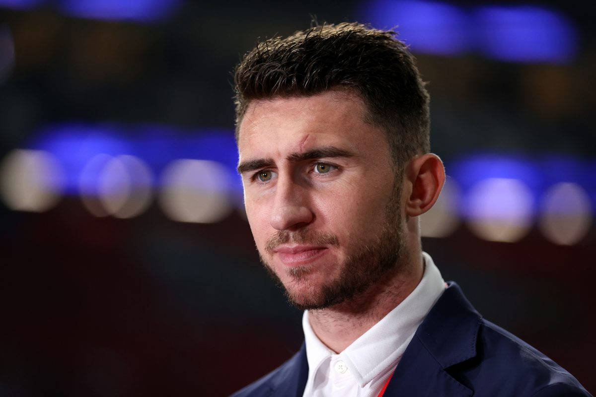 Aymeric Laporte In Collared Shirt Background