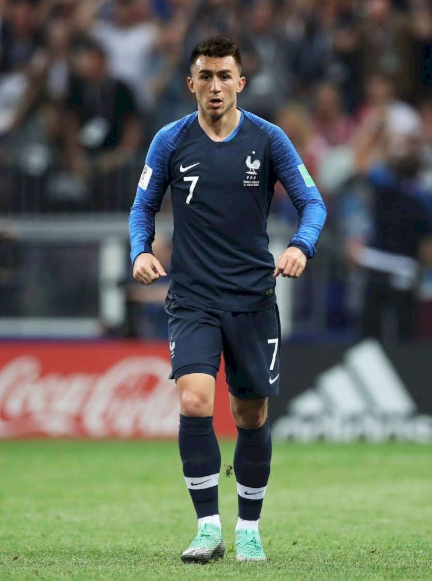 Aymeric Laporte In Dark Blue Uniform