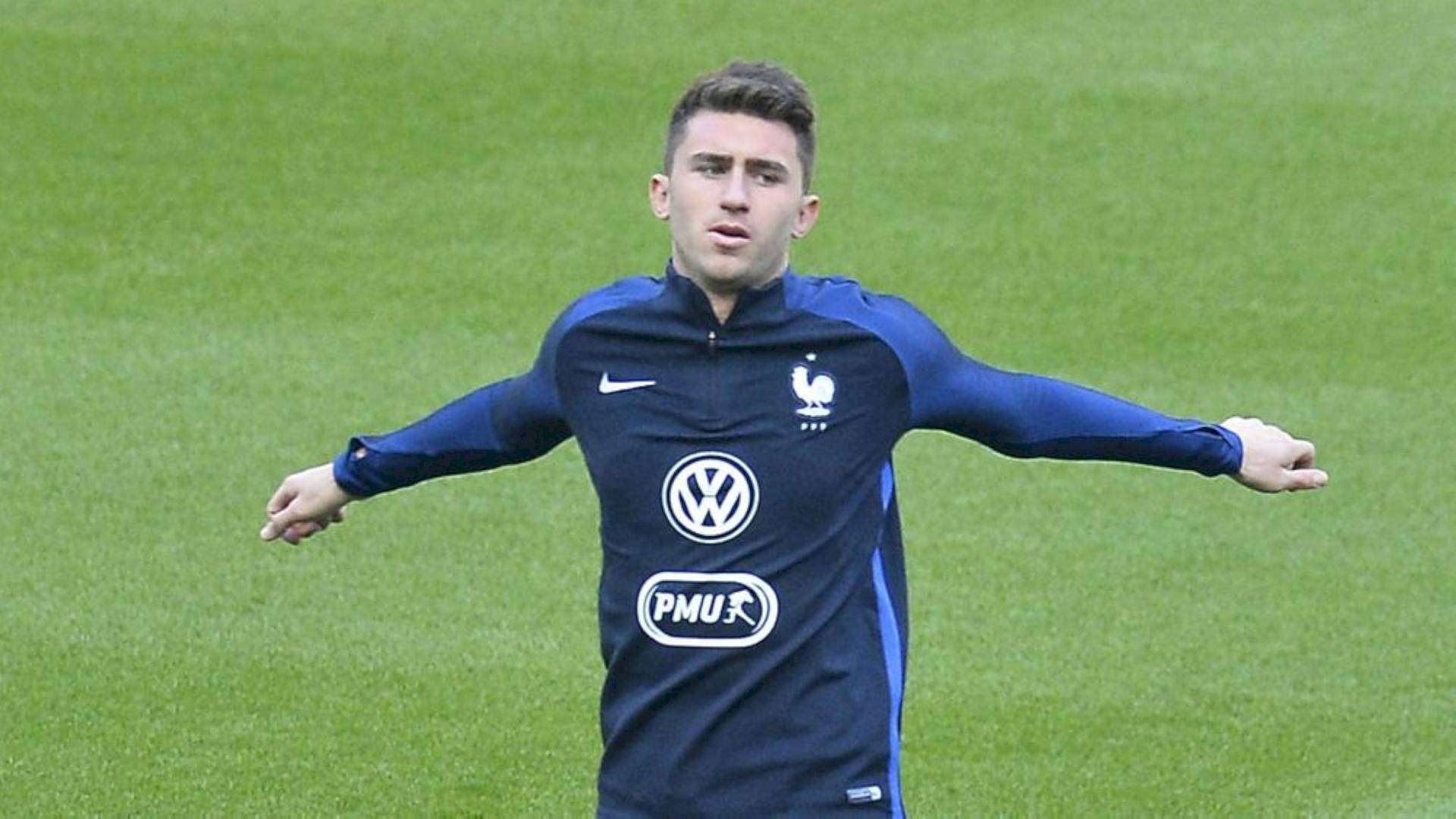 Aymeric Laporte Stretching Arms