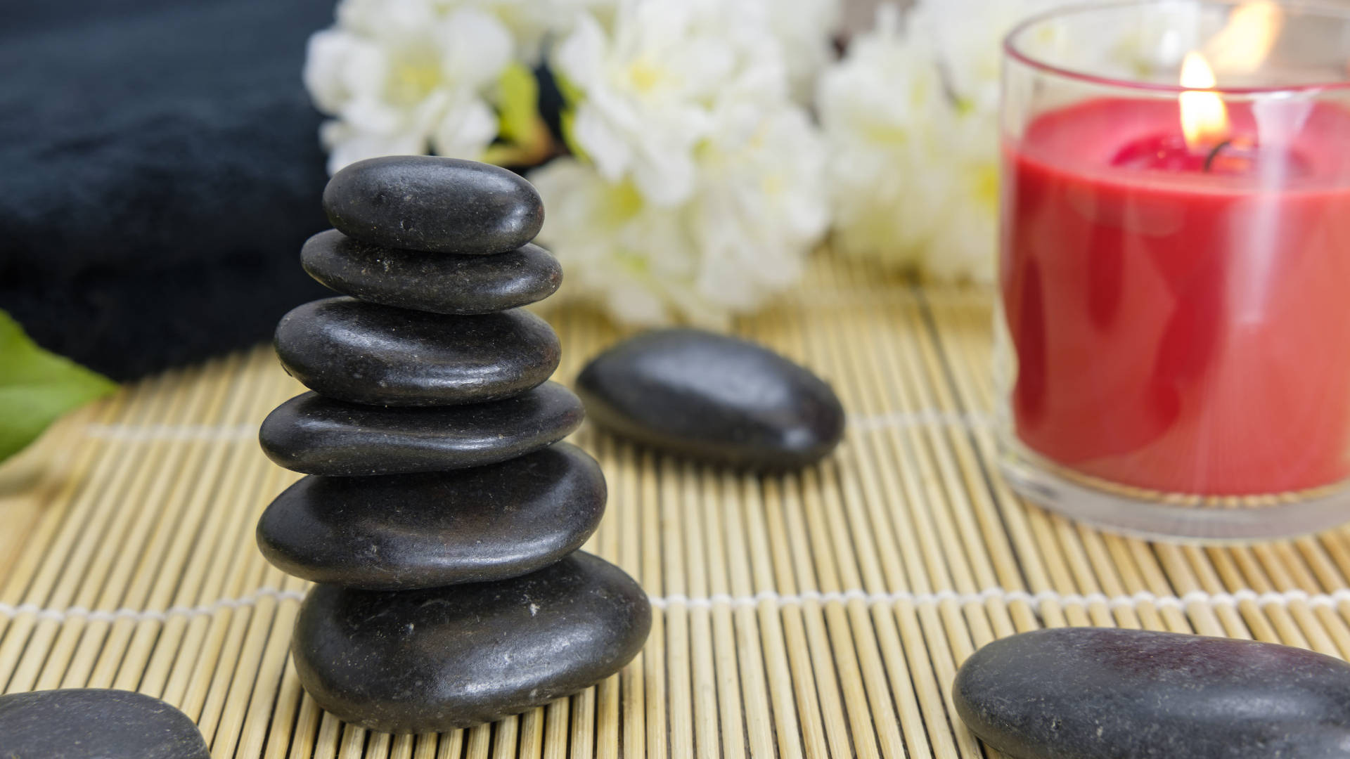 Ayurvedic Healing In Balance - Black Pebbles