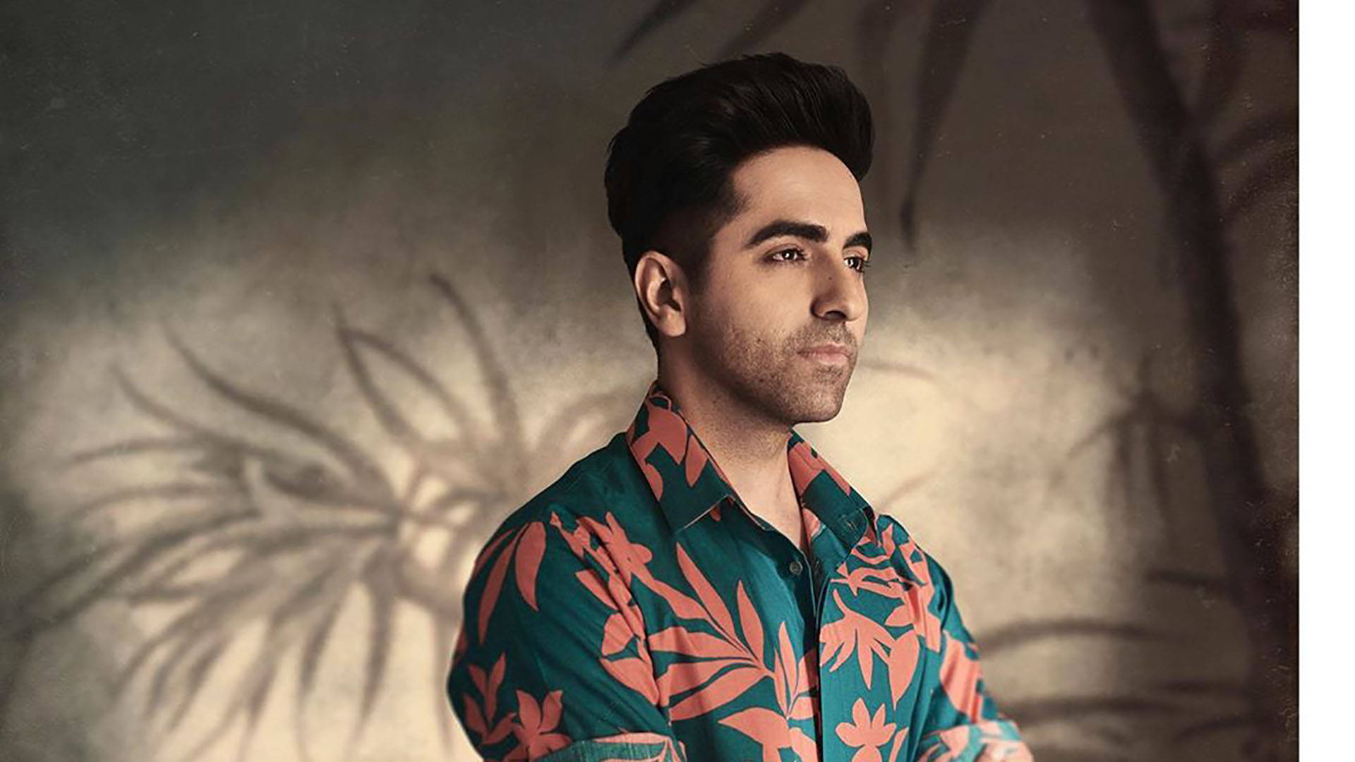 Ayushmann Khurrana In Floral Polo Background