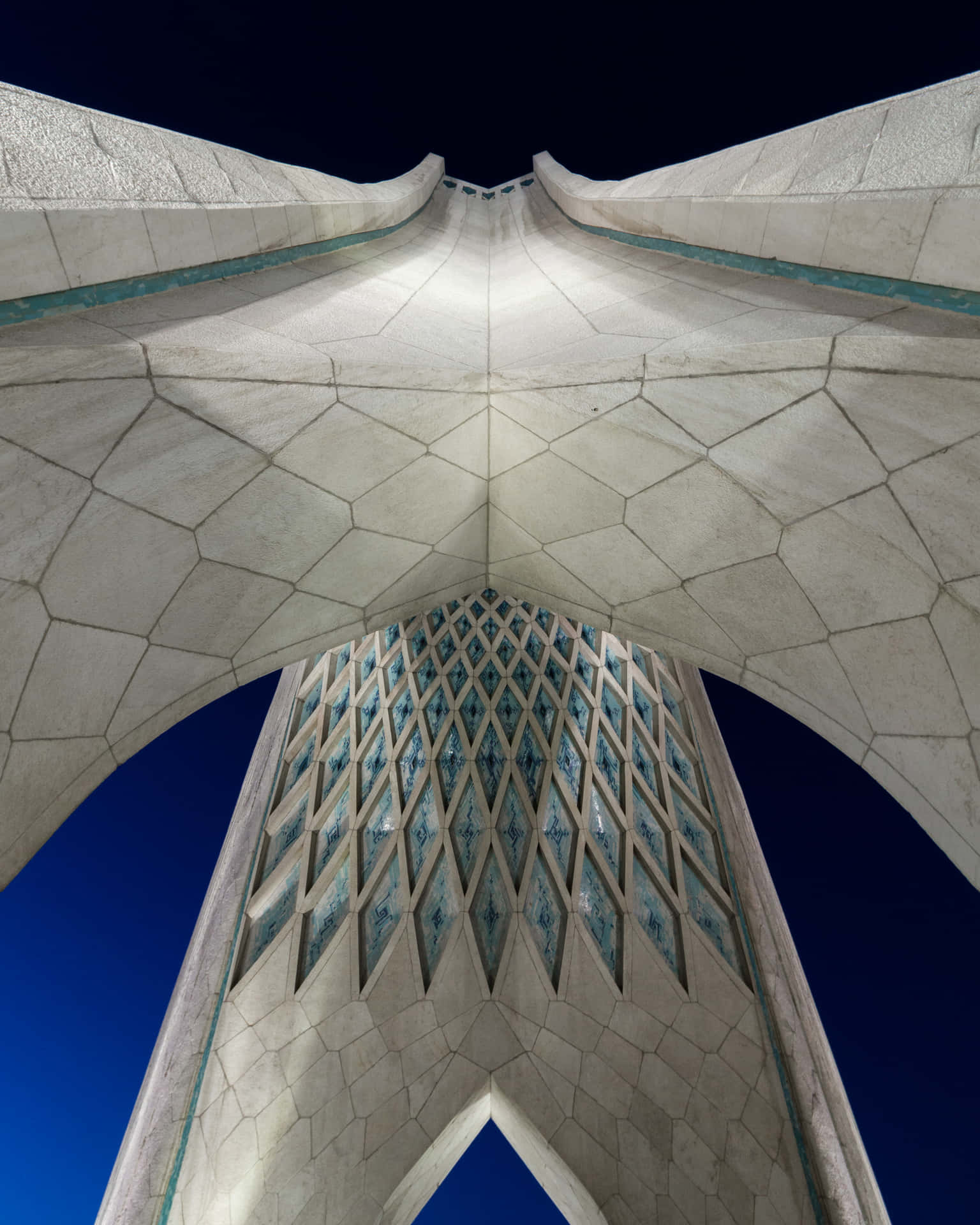 Azadi Tower Black Blue Sky