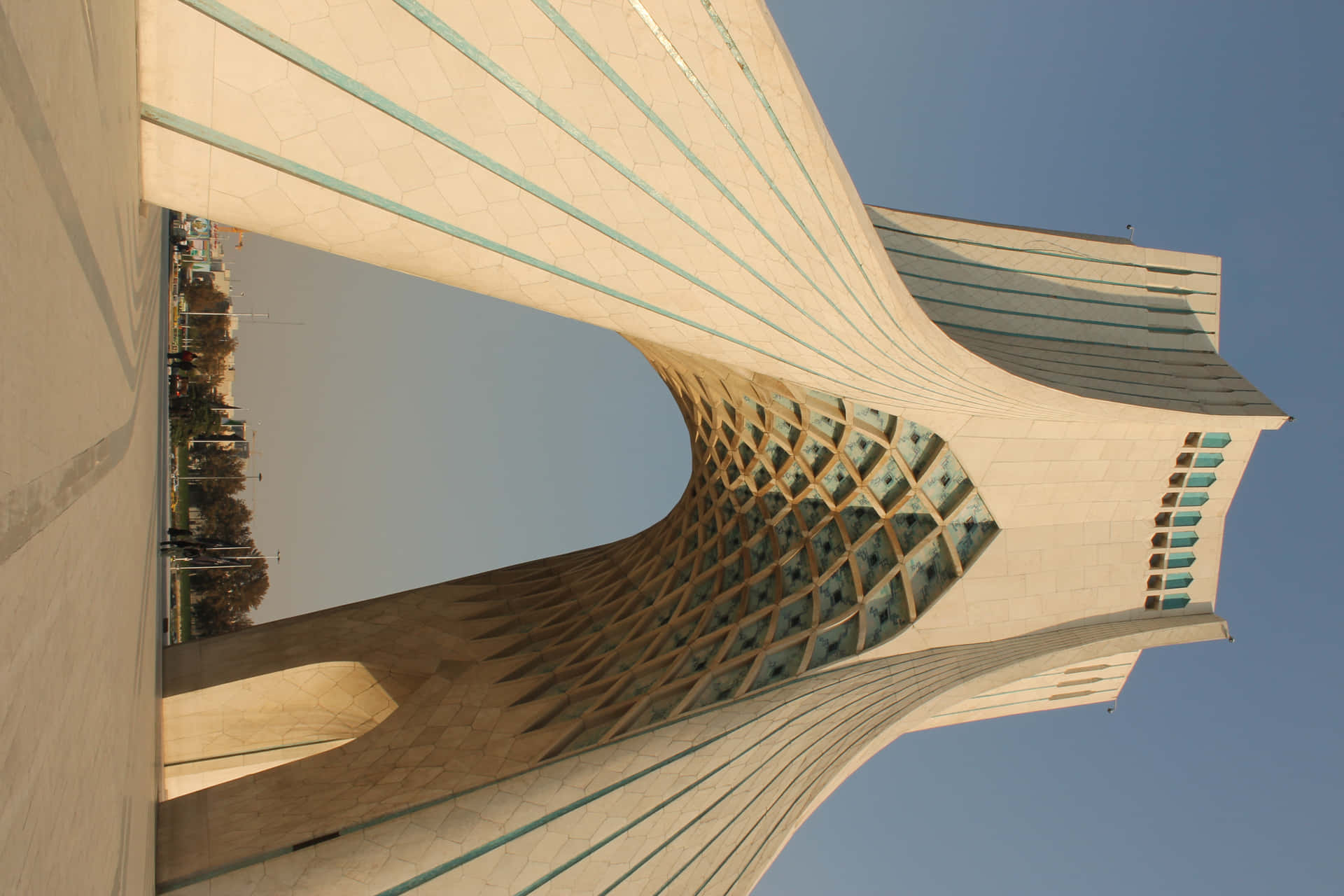 Azadi Tower Desktop Sideways