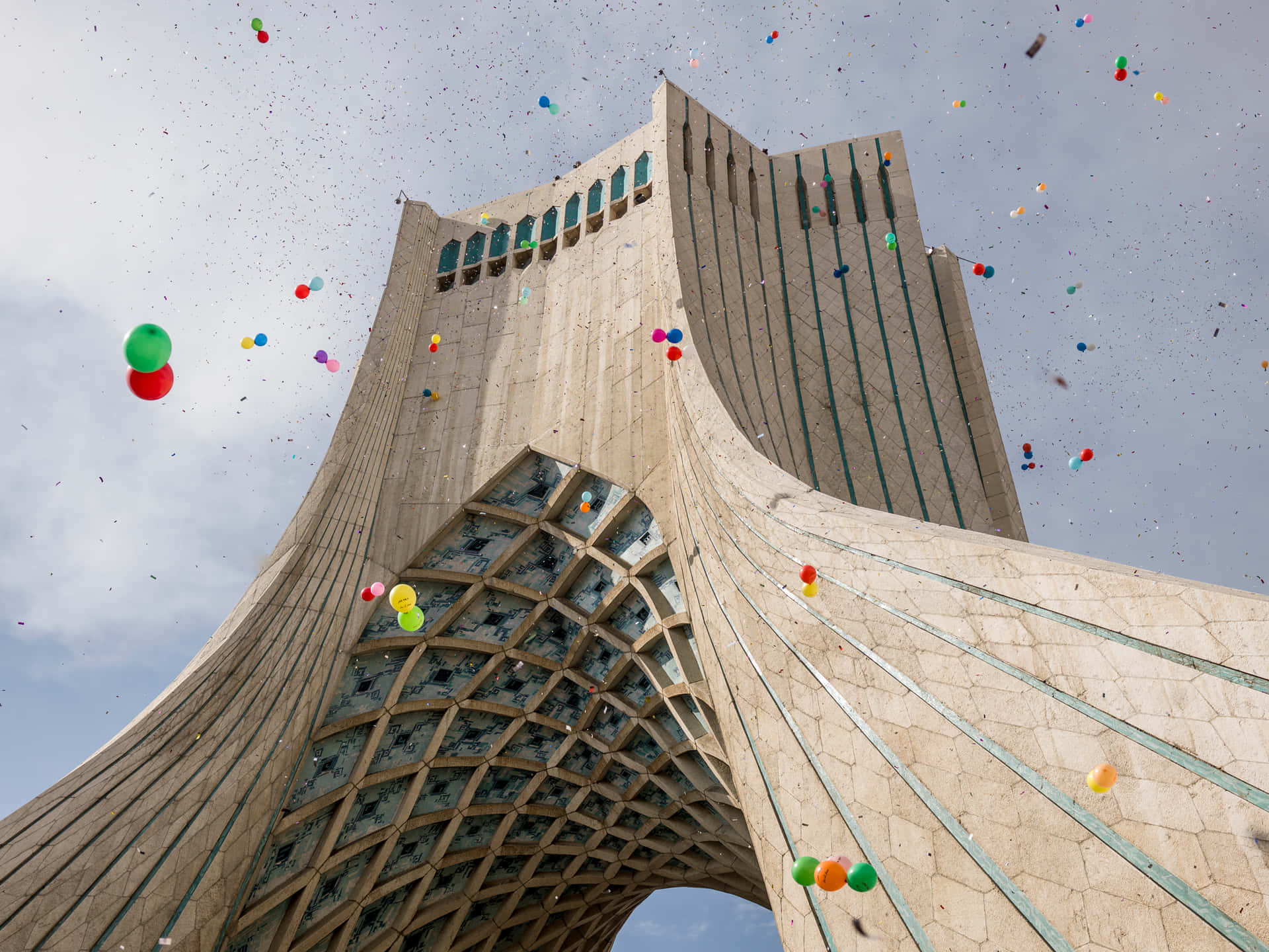 Azadi Tower Flying Balloons