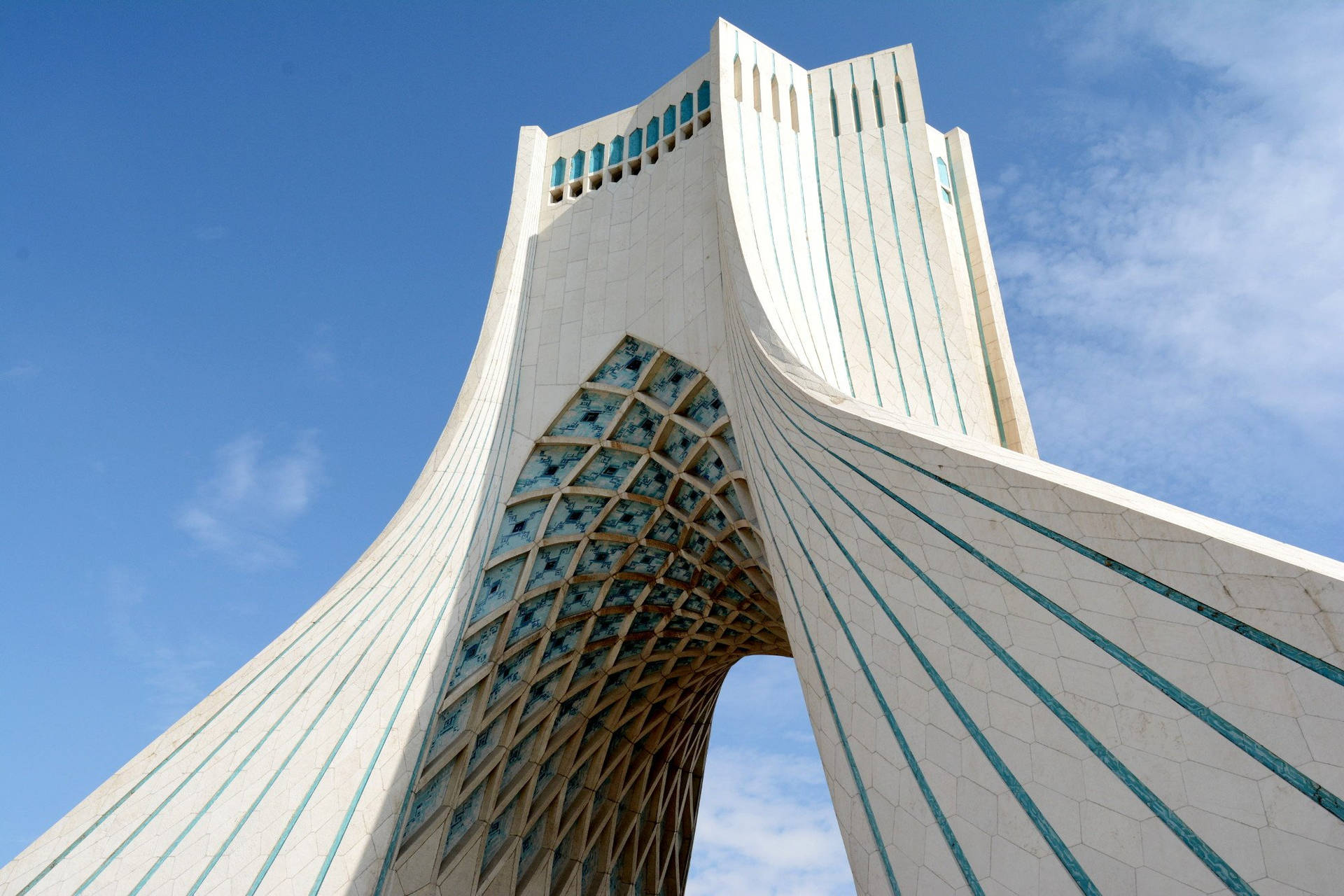 Azadi Tower In Iran Background