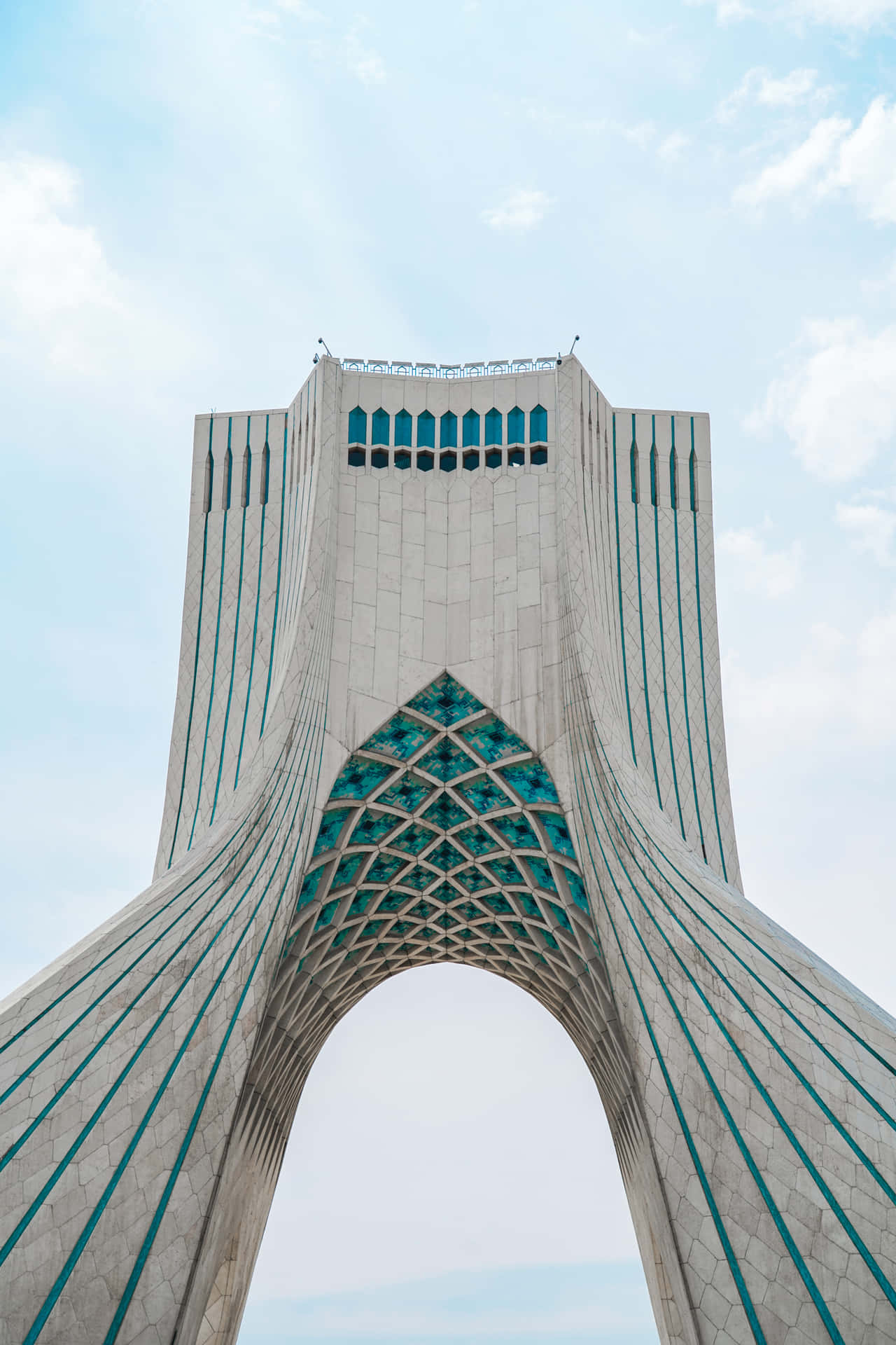 Azadi Tower Phone Cloudy Sky