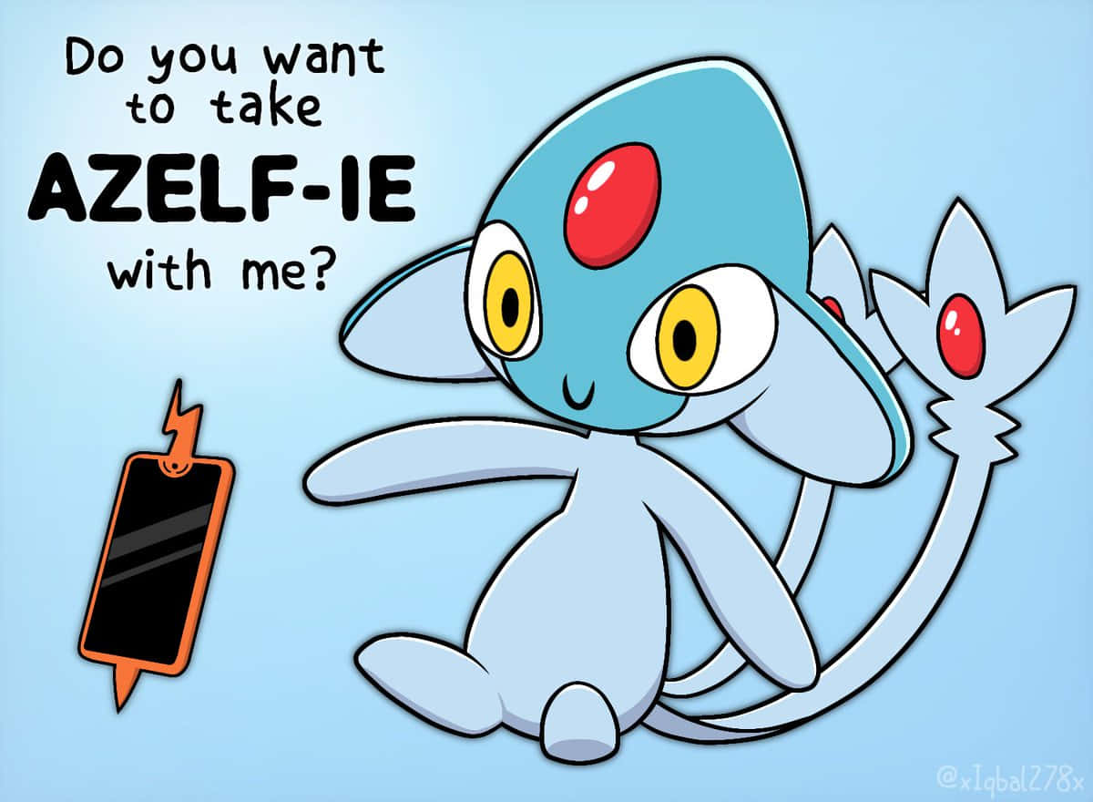 Azelf Phone Punchline Background