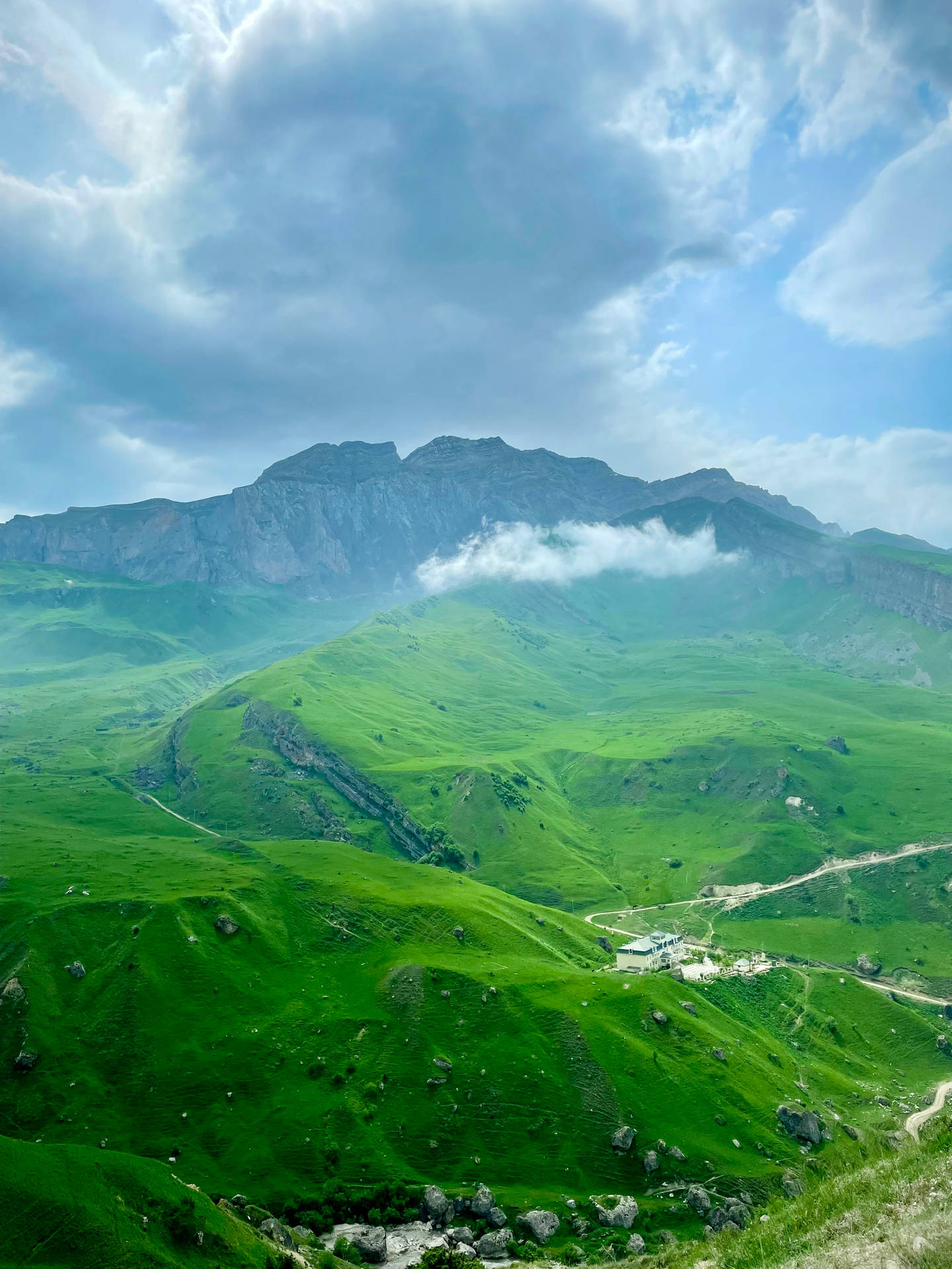 Azerbaijan Beautiful Mountains Background