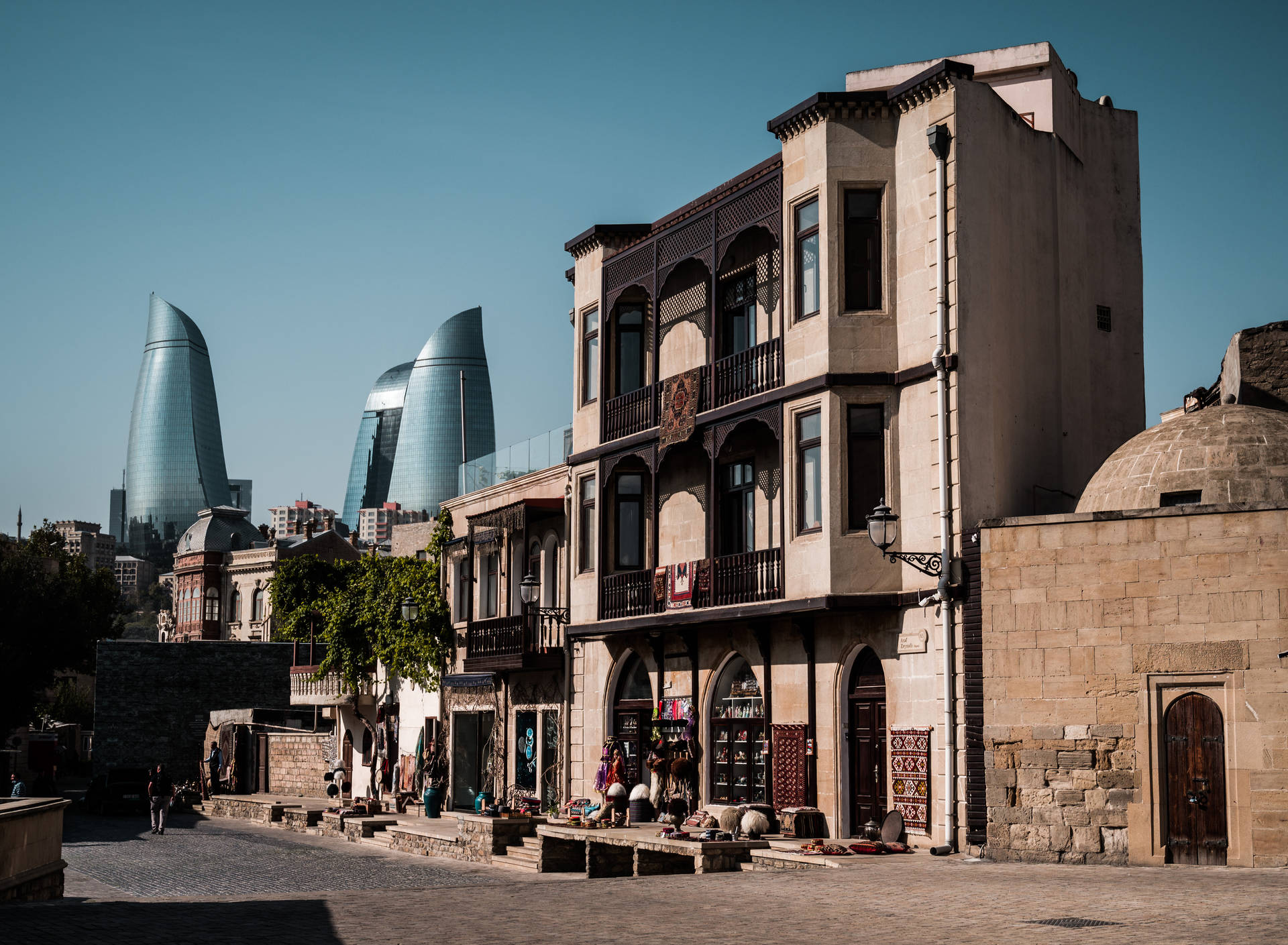 Azerbaijan Cool Structures Background