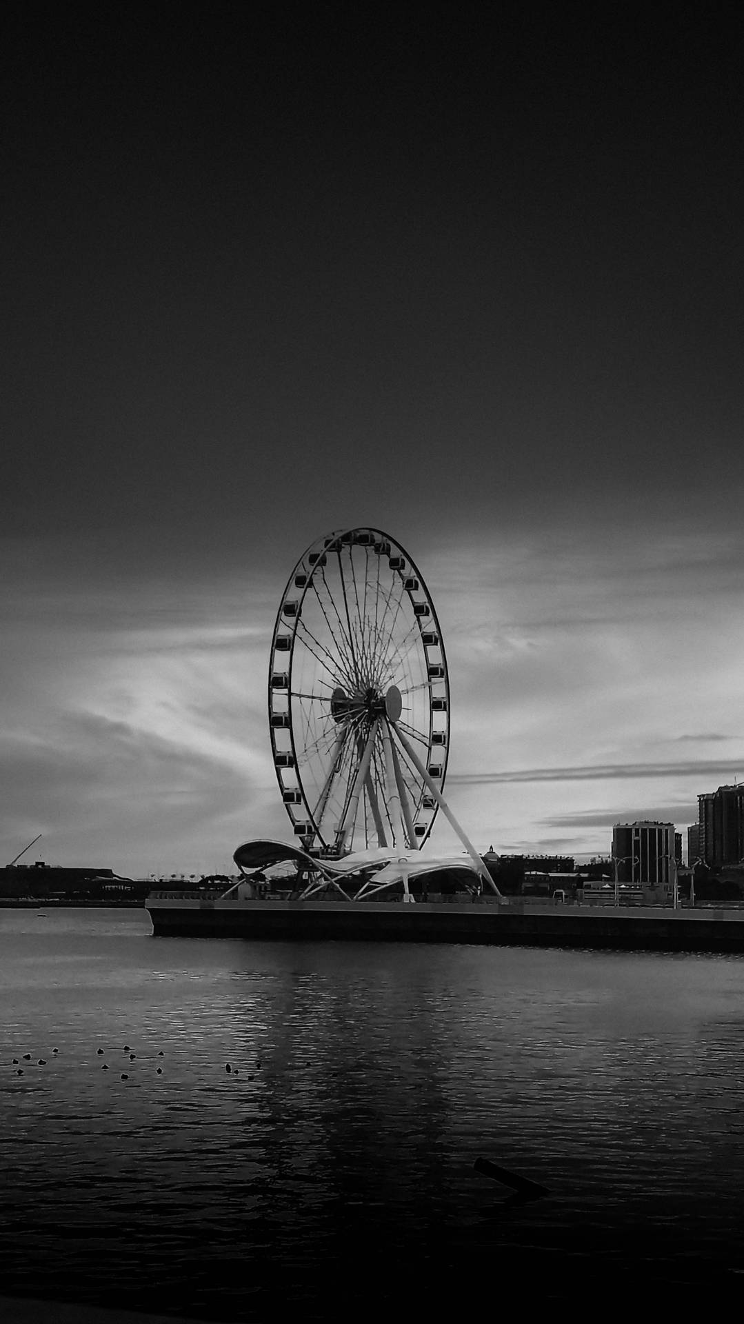 Azerbaijan Ferris Wheel Background