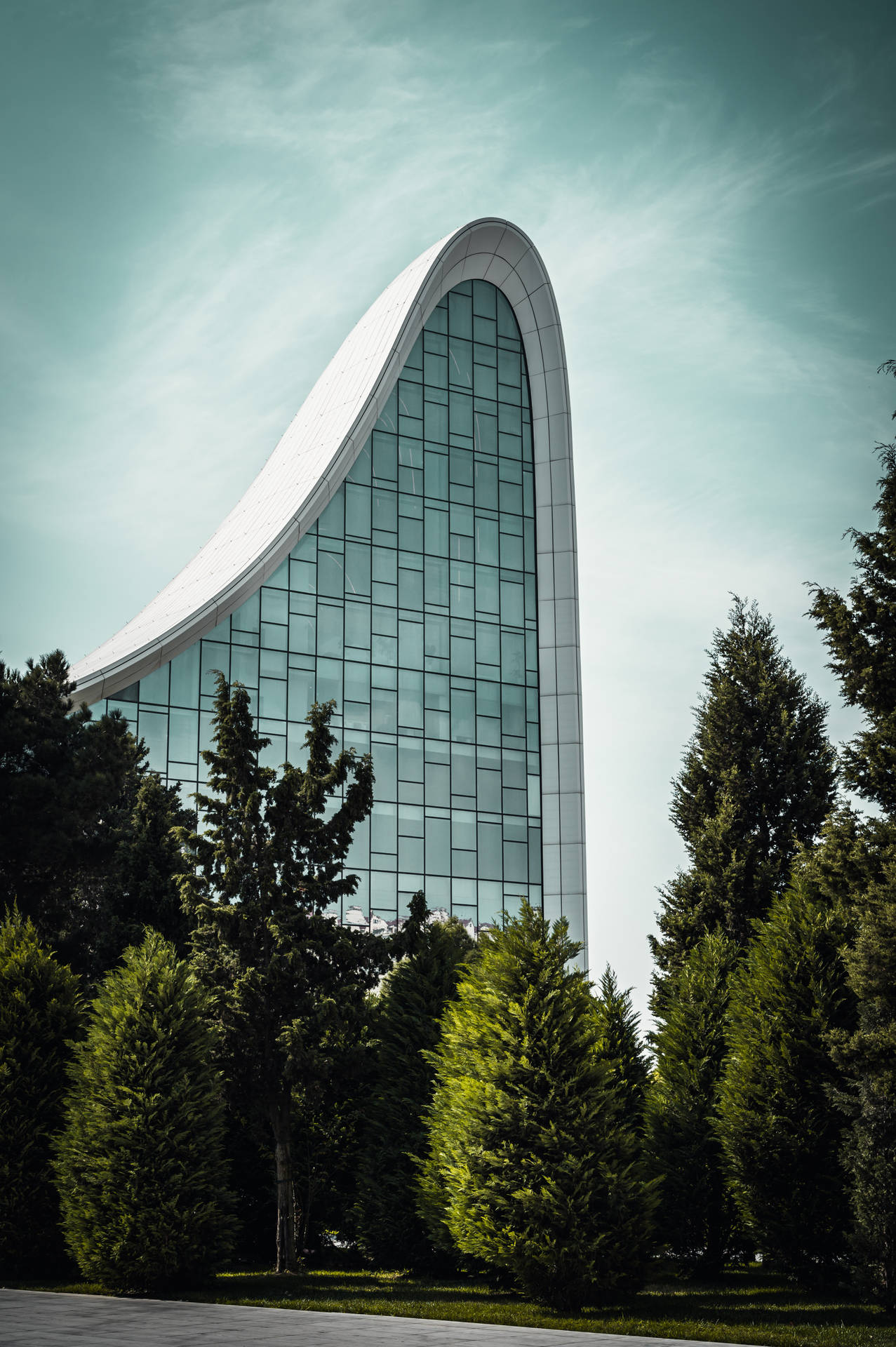 Azerbaijan Heydar Aliyev Centre Background