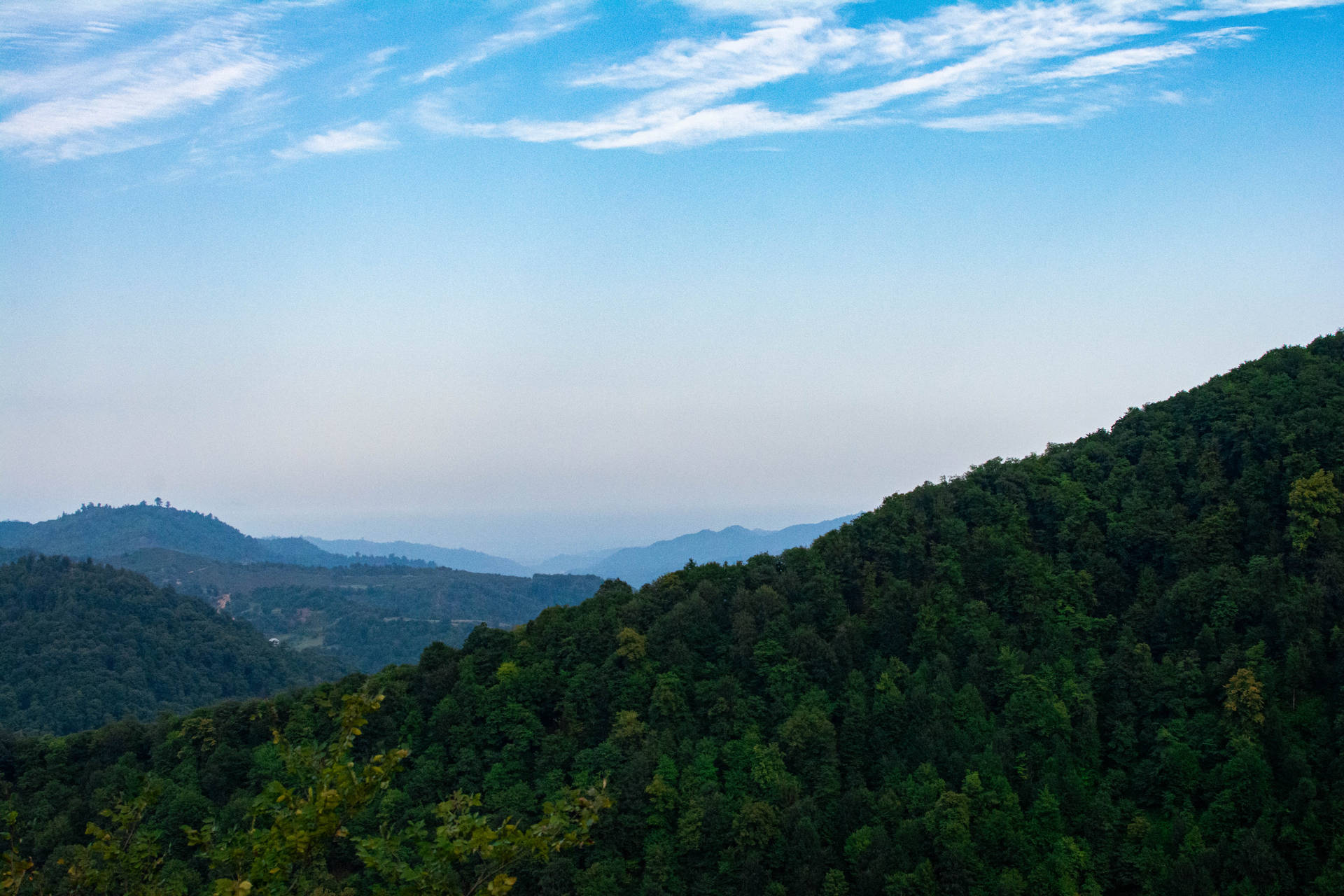 Azerbaijan Mountains And Blue Sky