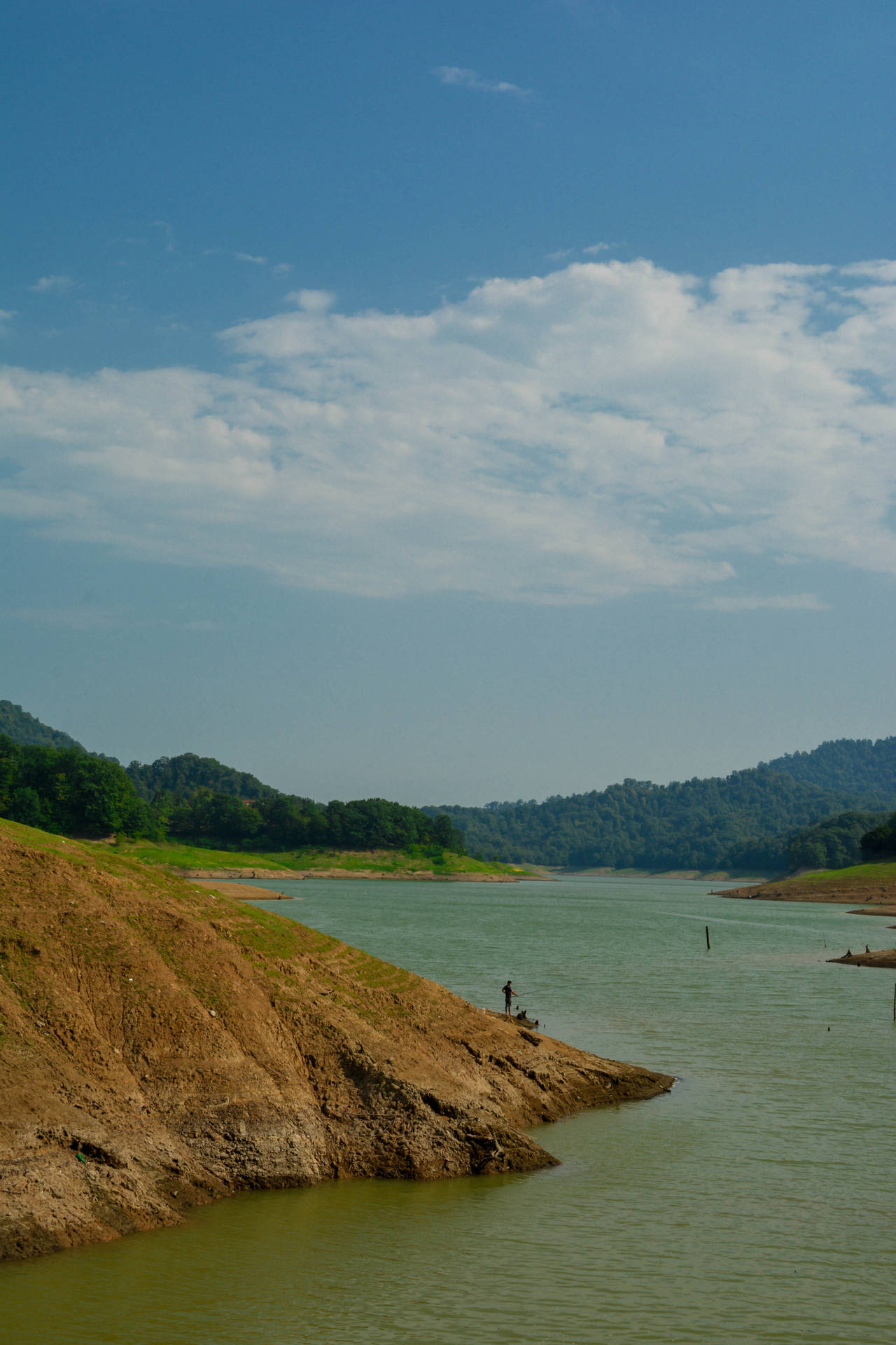 Azerbaijan River And Hills